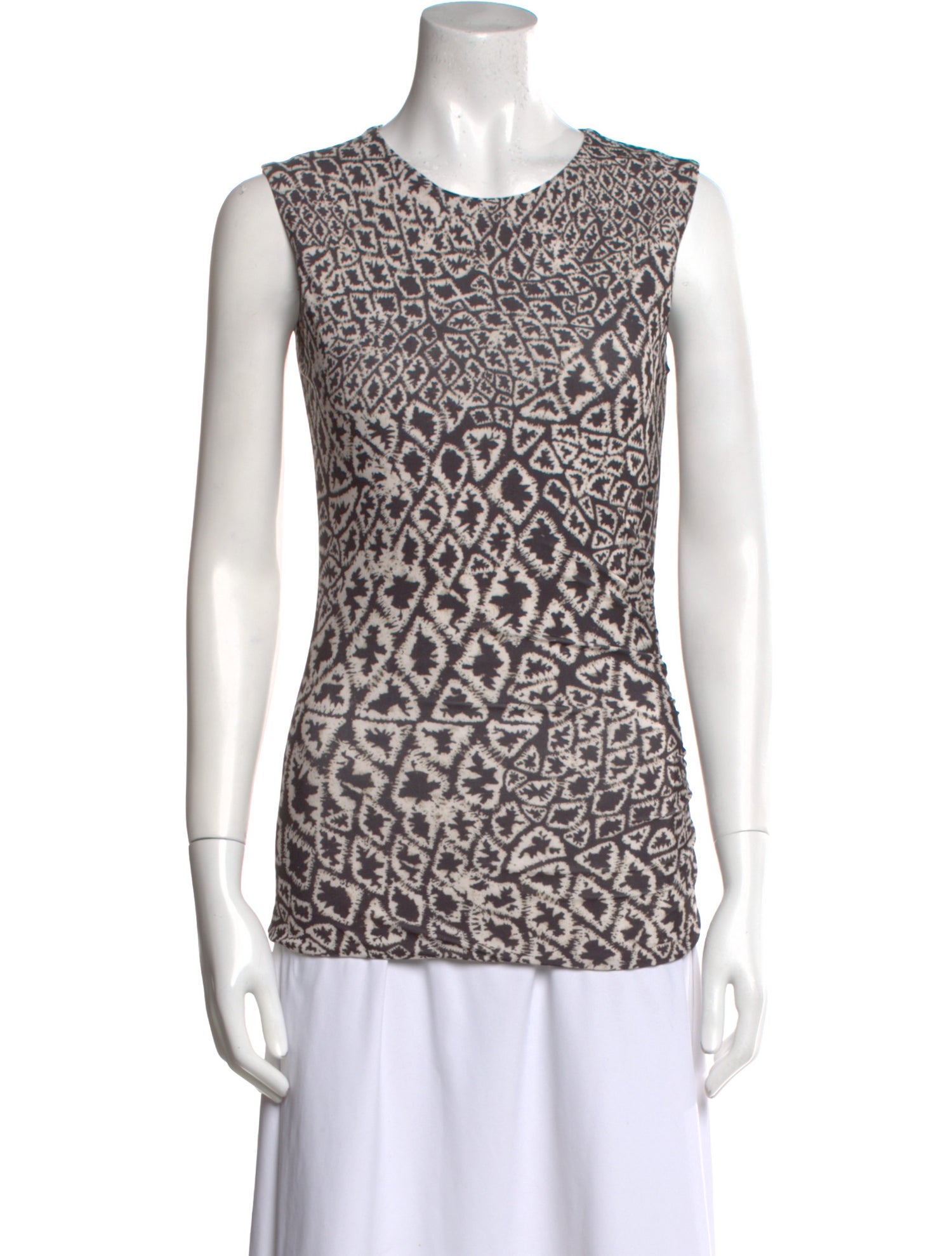Mariacher Animal Print Crew Neck Top w/ Tags