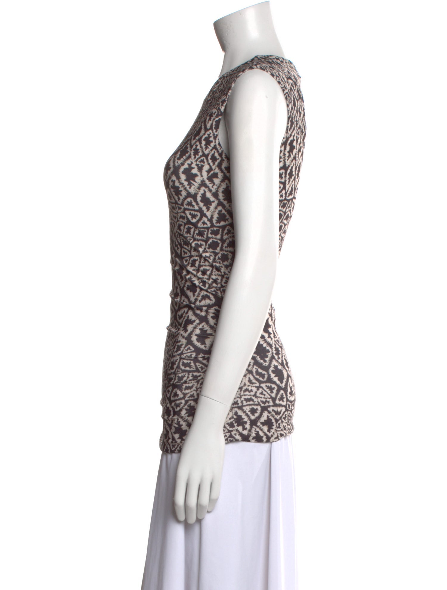Mariacher Animal Print Crew Neck Top w/ Tags