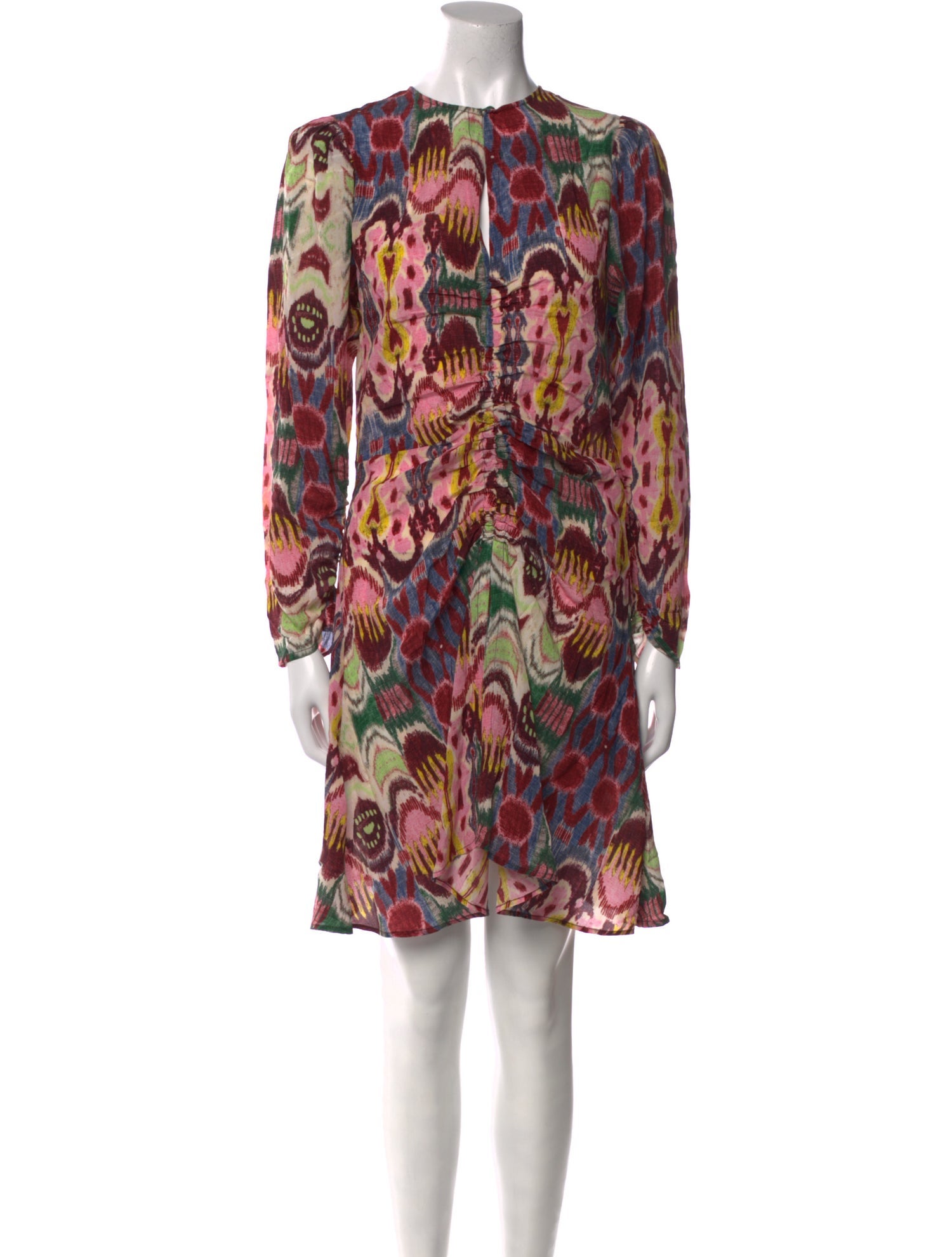 Mariacher Silk Mini Dress