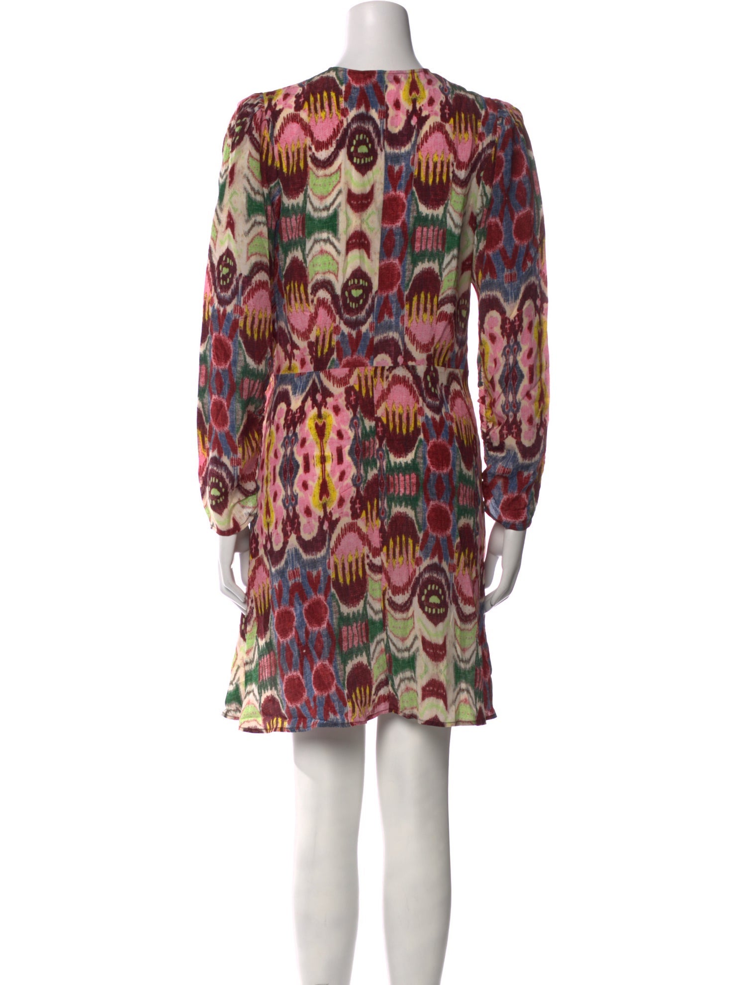 Mariacher Silk Mini Dress