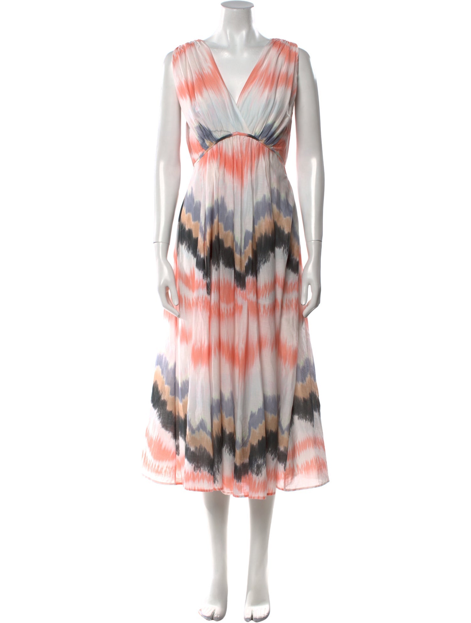 Mariacher Tie-Dye Print Long Dress