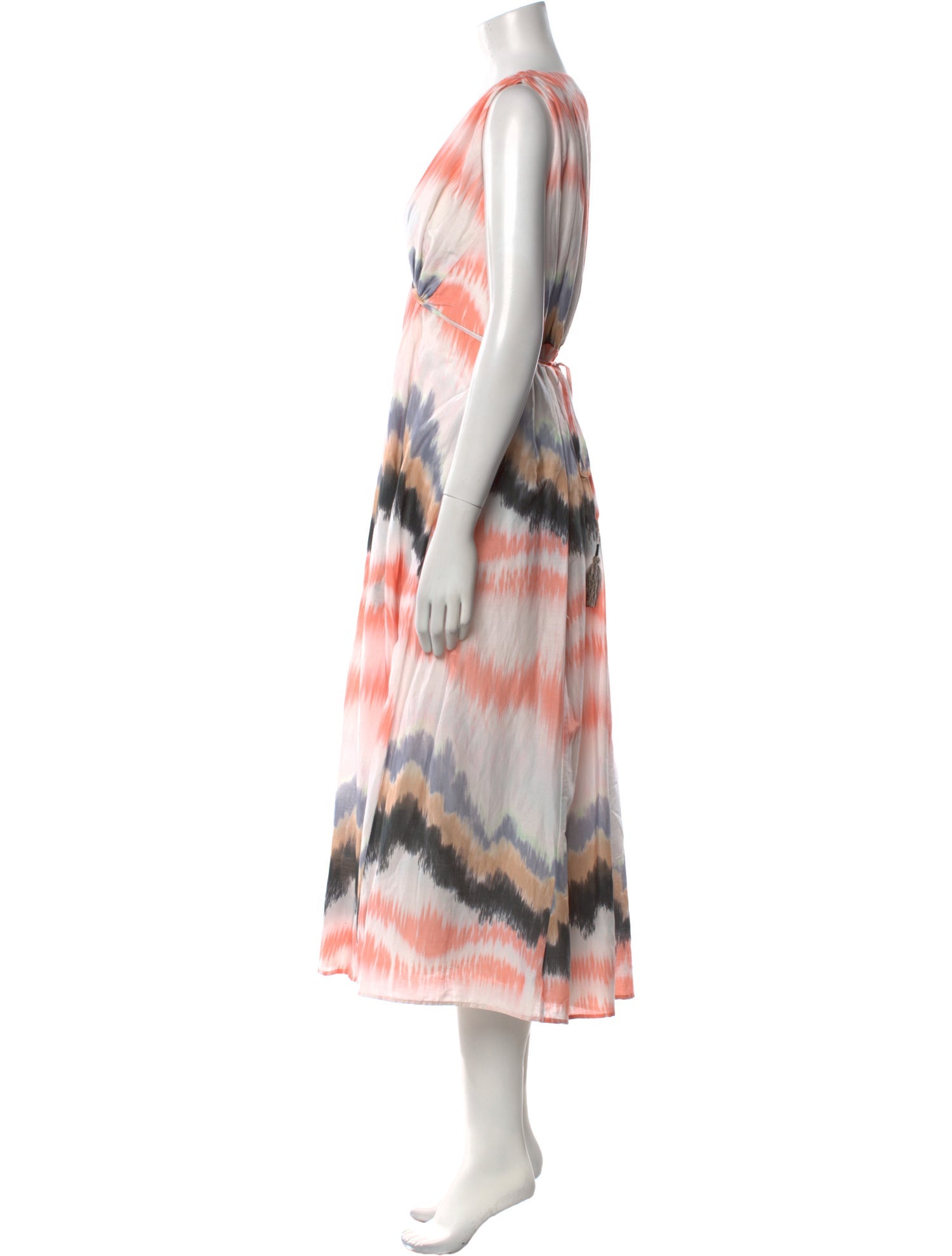 Mariacher Tie-Dye Print Long Dress