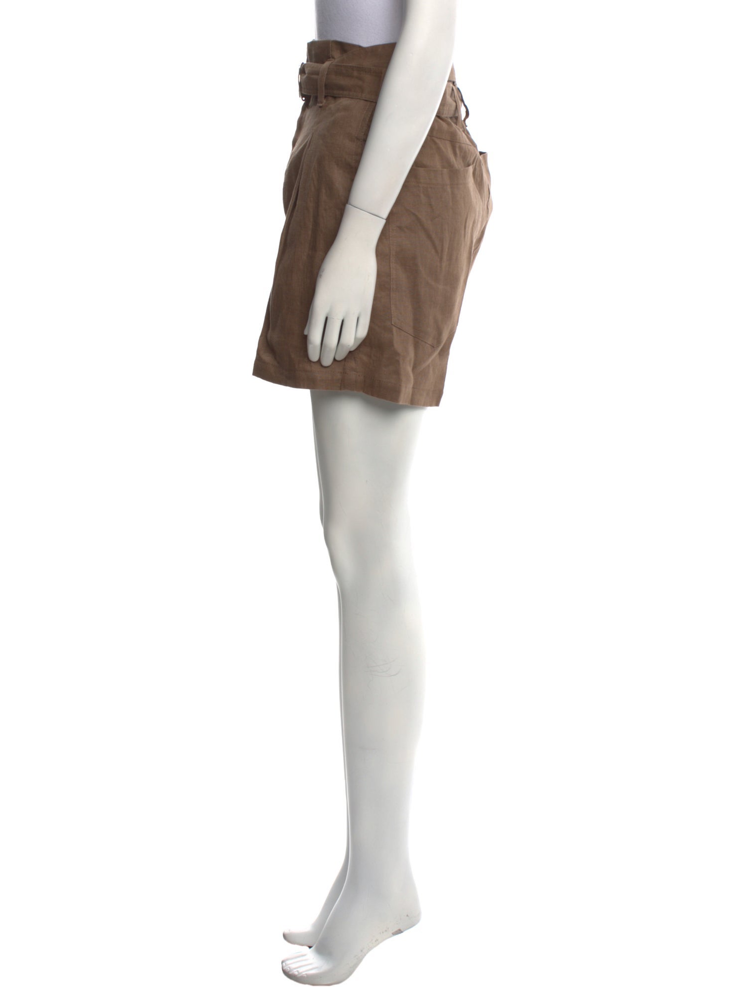 Mariacher Linen Mini Shorts