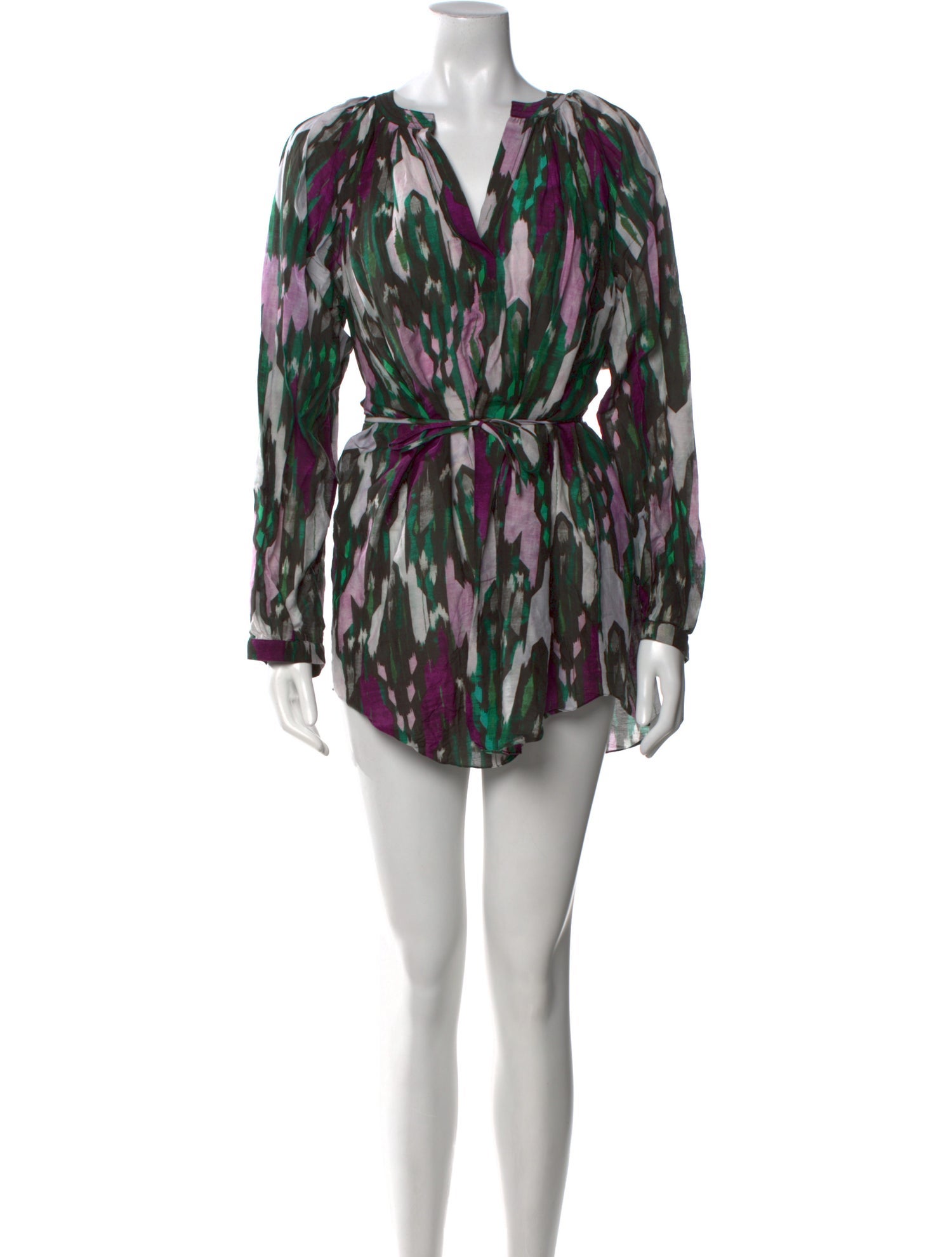 Mariacher Printed Mini Dress