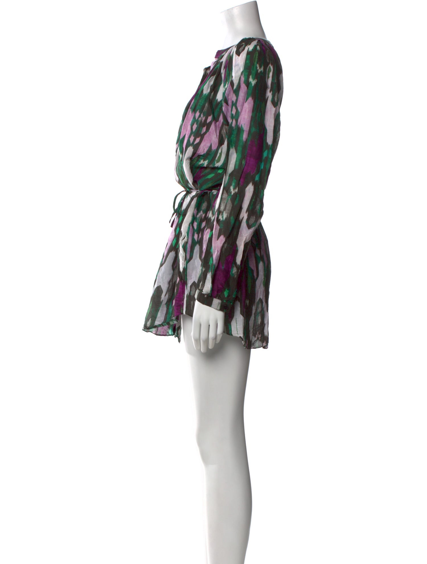 Mariacher Printed Mini Dress
