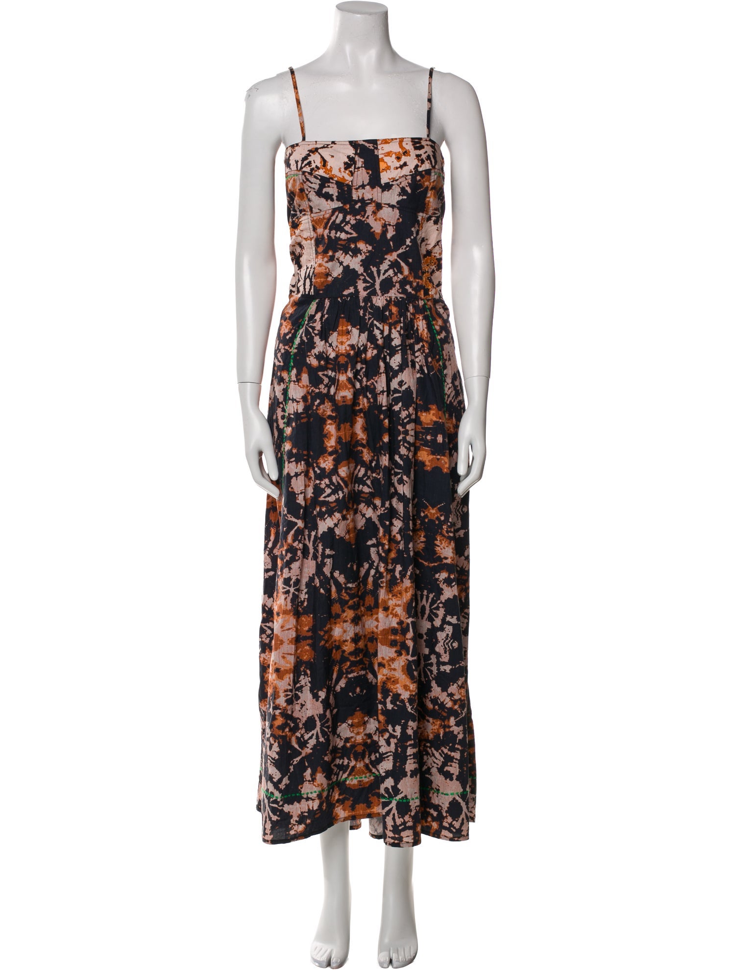 Mariacher Floral Print Long Dress