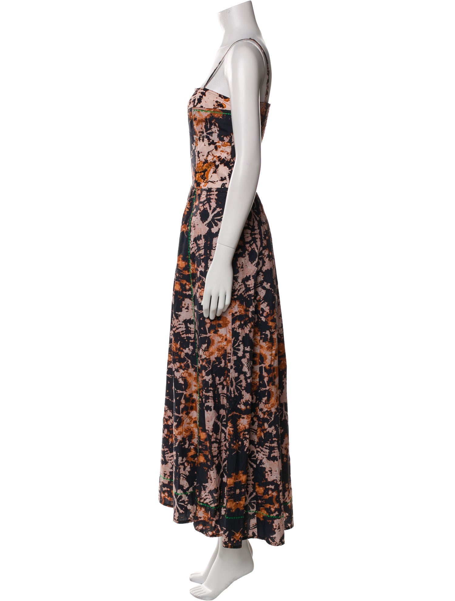 Mariacher Floral Print Long Dress