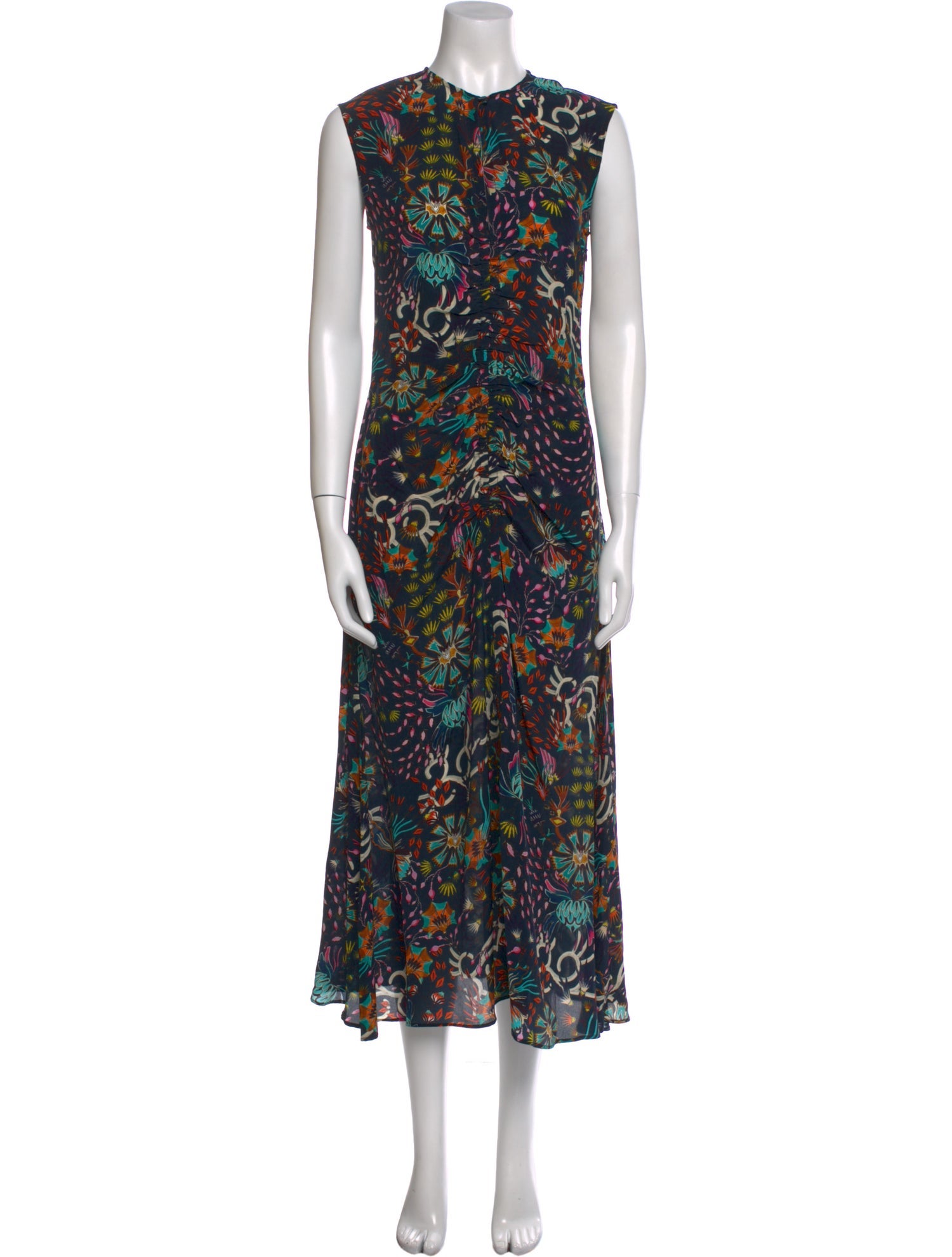 Mariacher Silk Long Dress