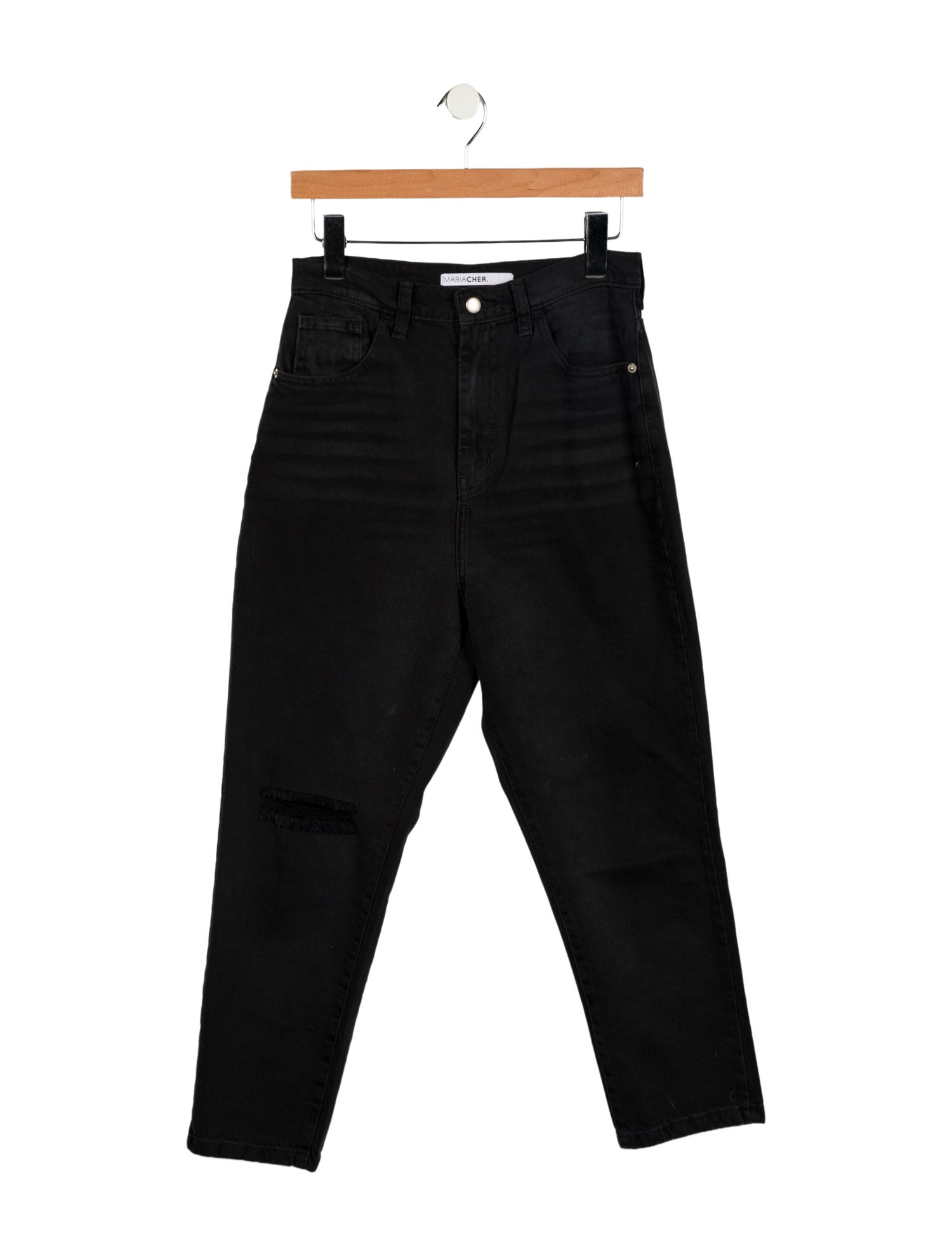 Mariacher High-Rise Straight Leg Jeans