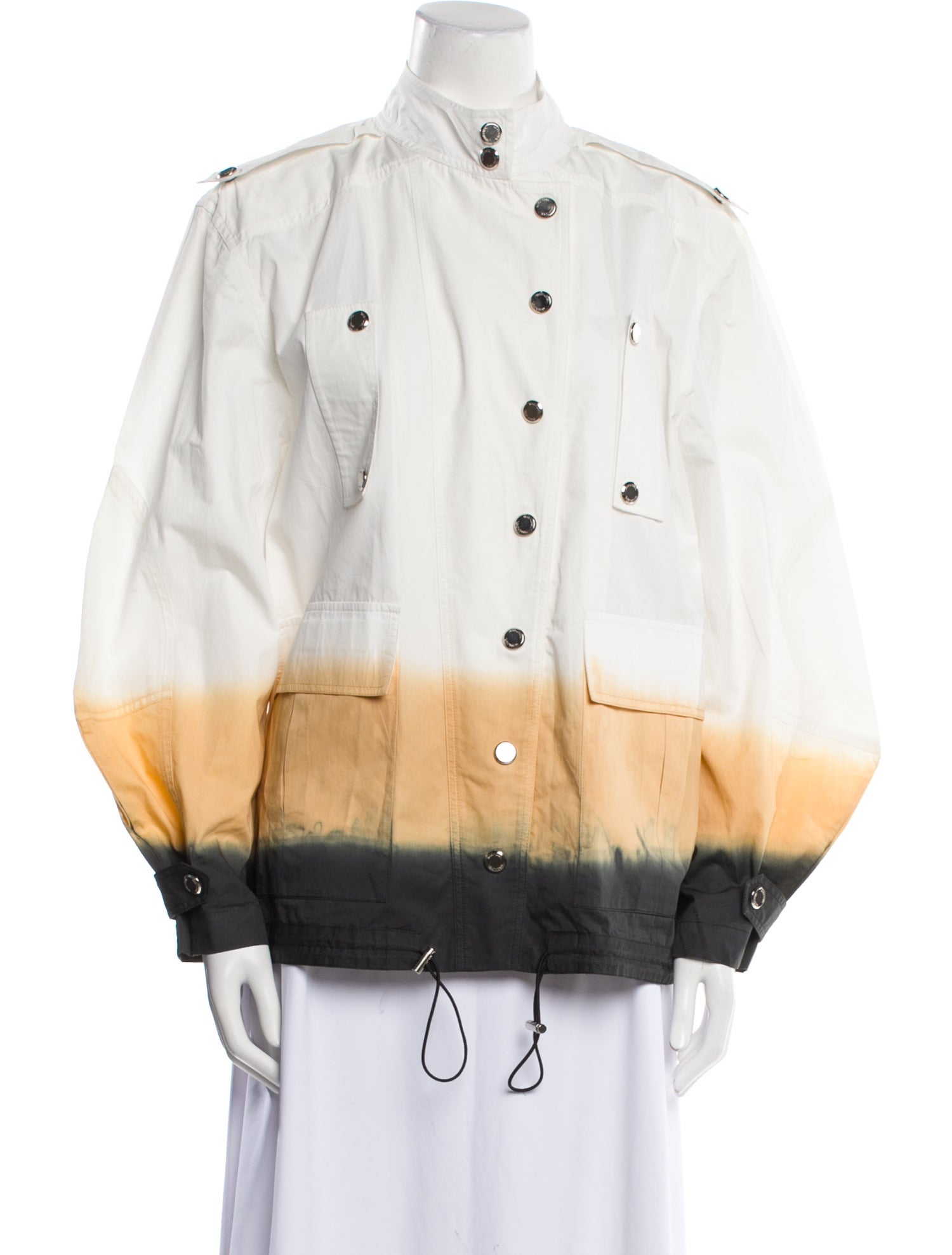 Mariacher Colorblock Pattern Denim Jacket