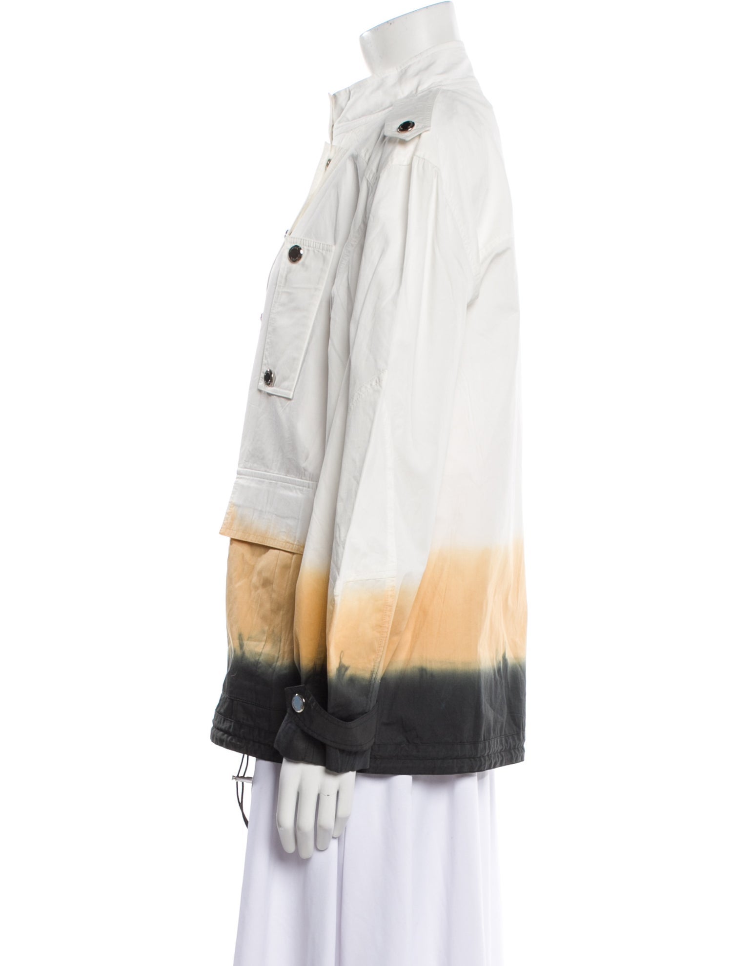 Mariacher Colorblock Pattern Denim Jacket