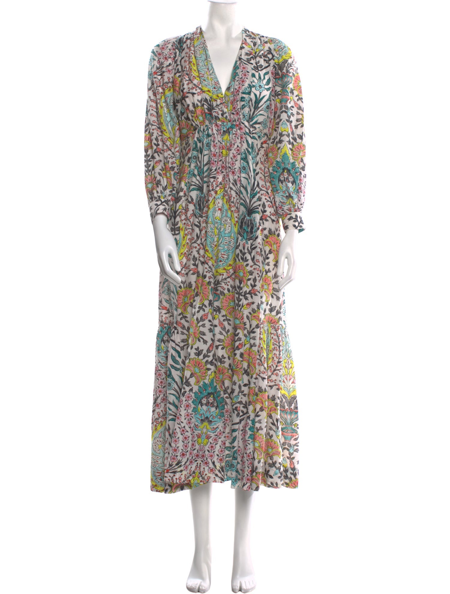 Mariacher Printed Midi Length Dress