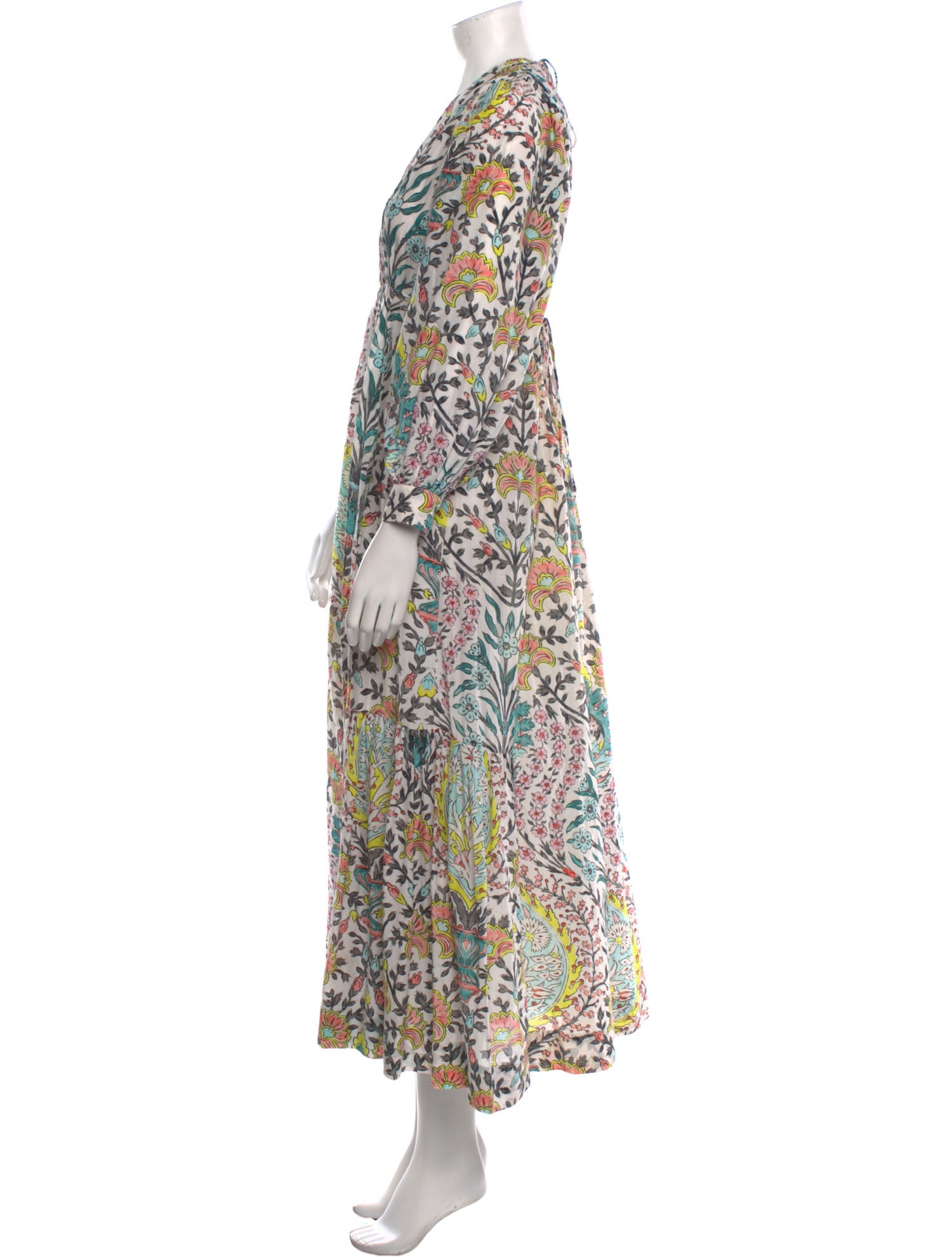 Mariacher Printed Midi Length Dress