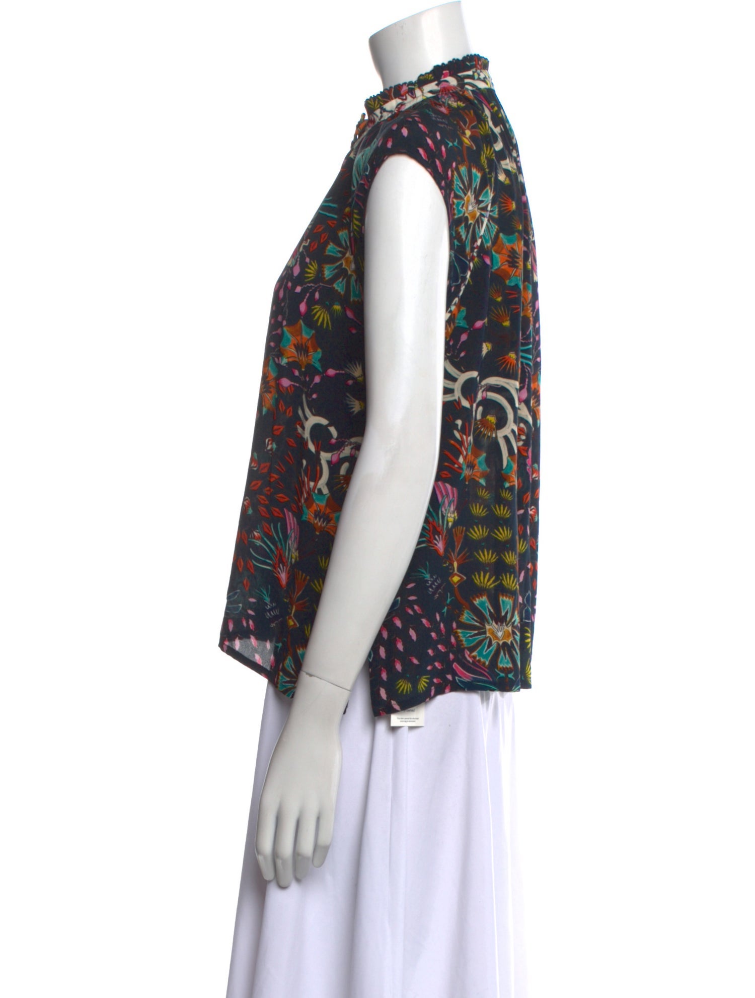 Mariacher Silk Printed Blouse