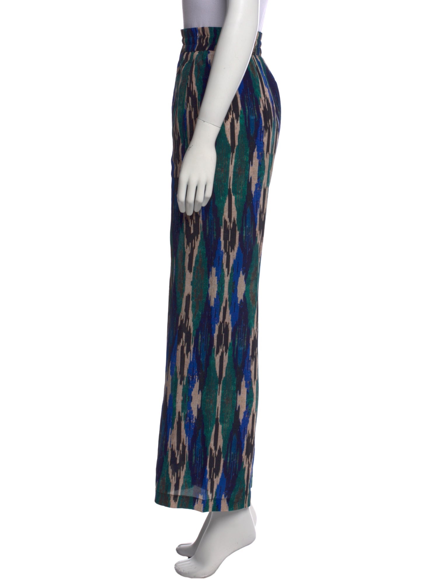 Mariacher Silk Wide Leg Pants