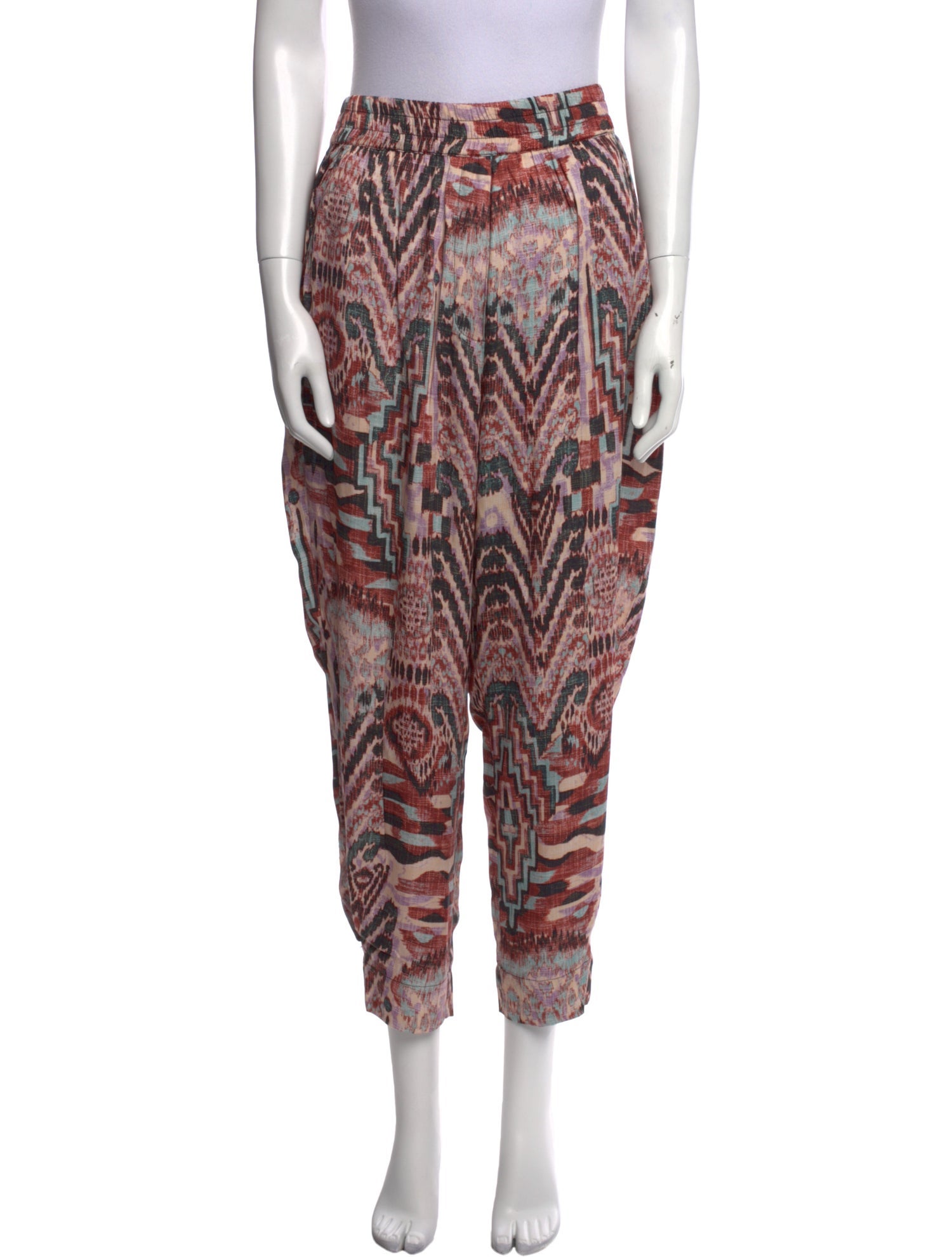 Mariacher Printed Straight Leg Pants