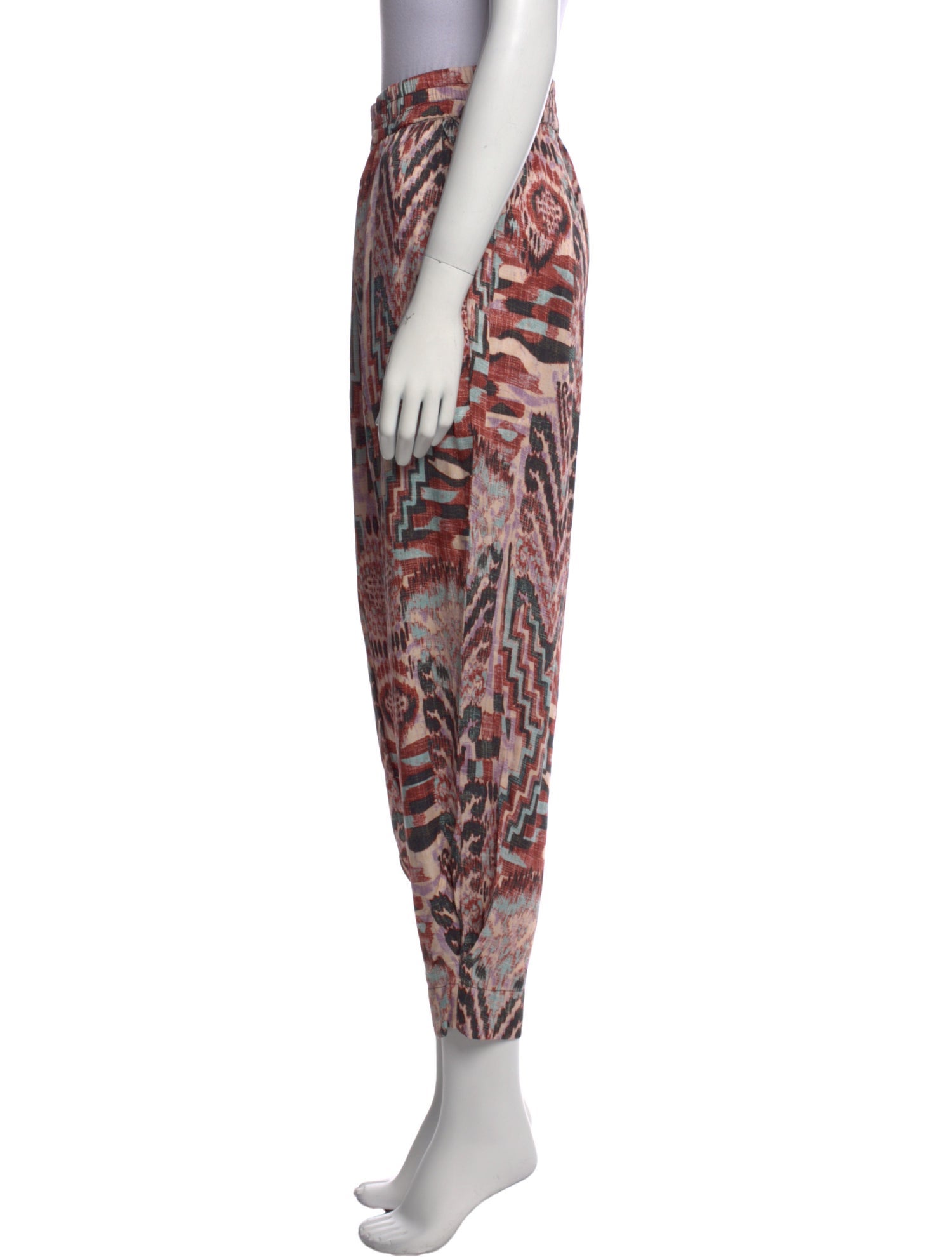 Mariacher Printed Straight Leg Pants