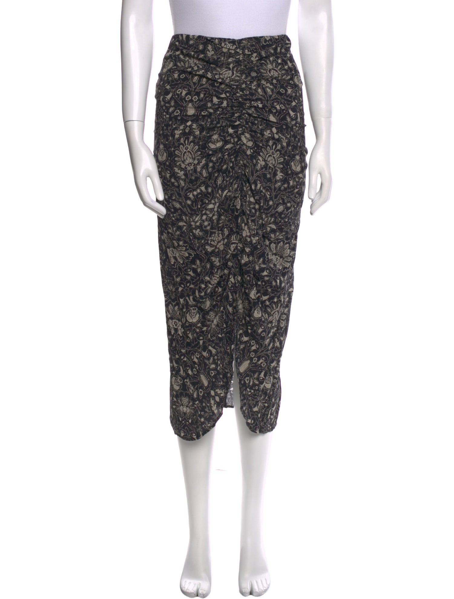 Mariacher Silk Midi Length Skirt