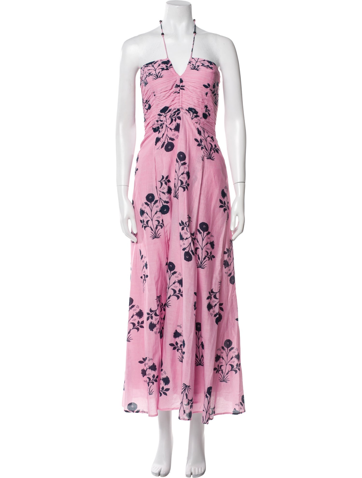Mariacher Floral Print Long Dress