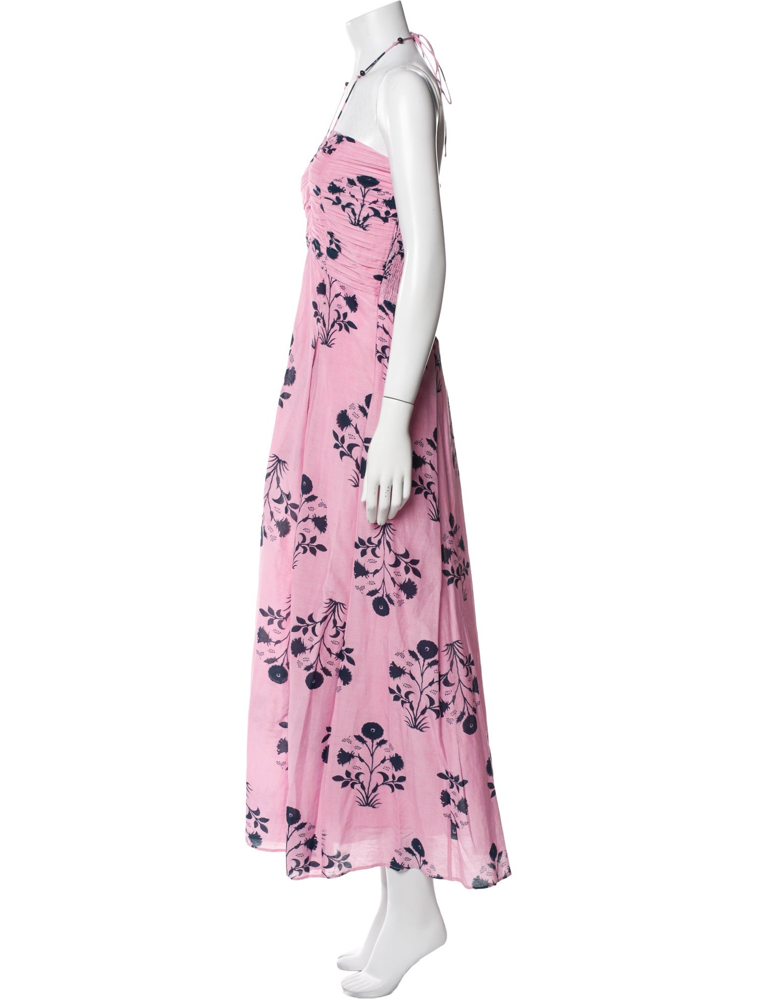 Mariacher Floral Print Long Dress