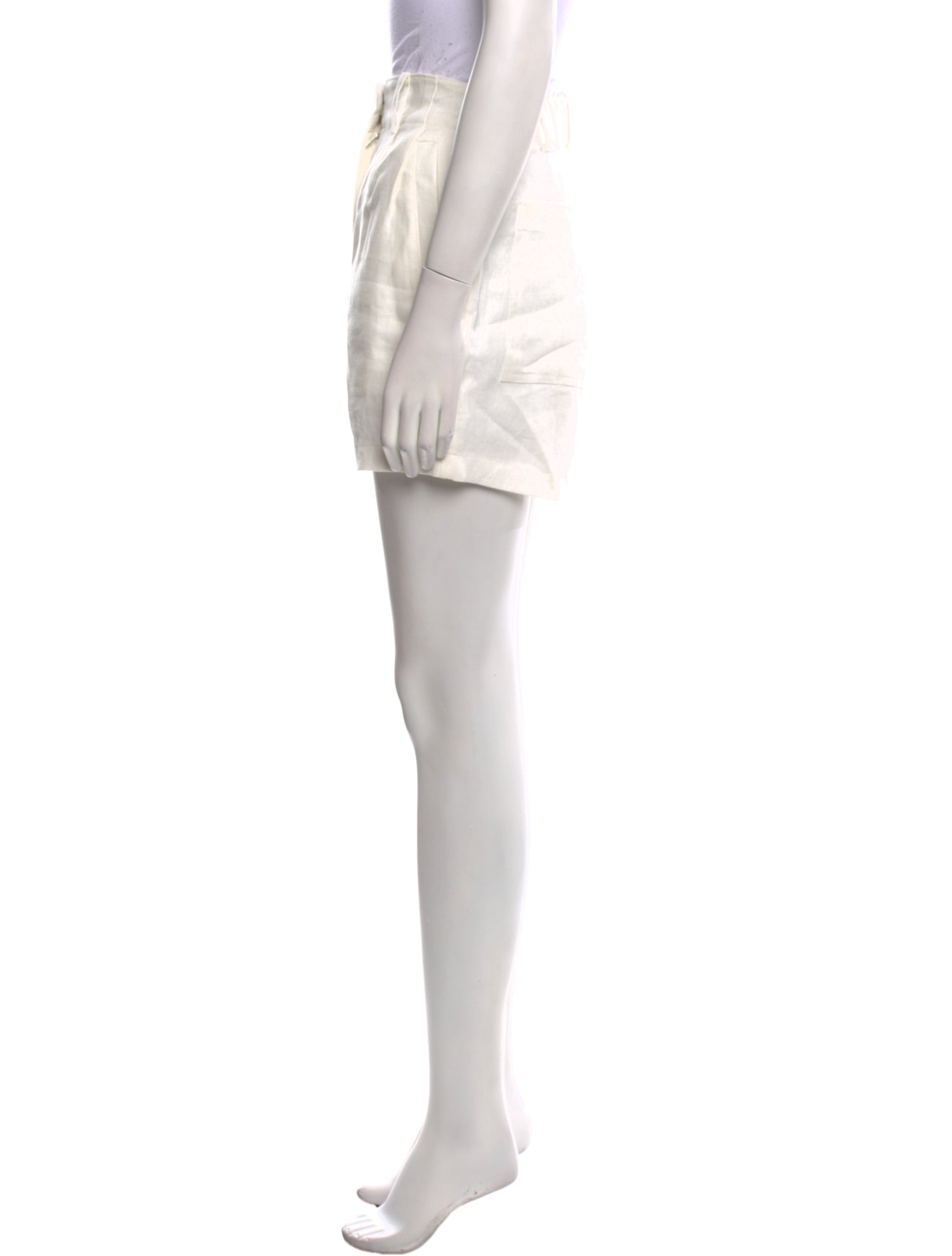 Mariacher Linen Mini Shorts