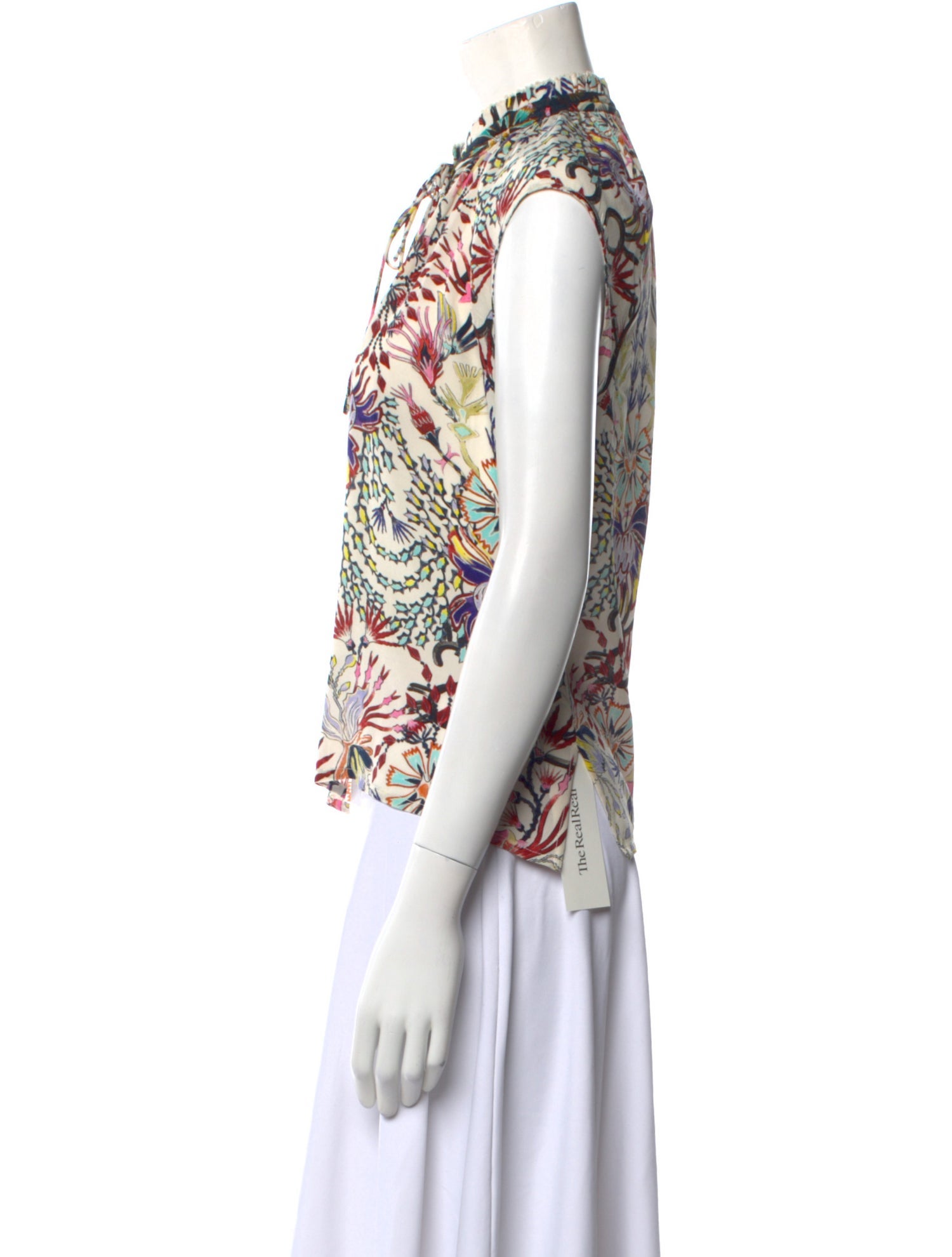 Mariacher Silk Printed Blouse