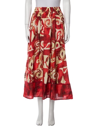 Mariacher Printed Long Skirt