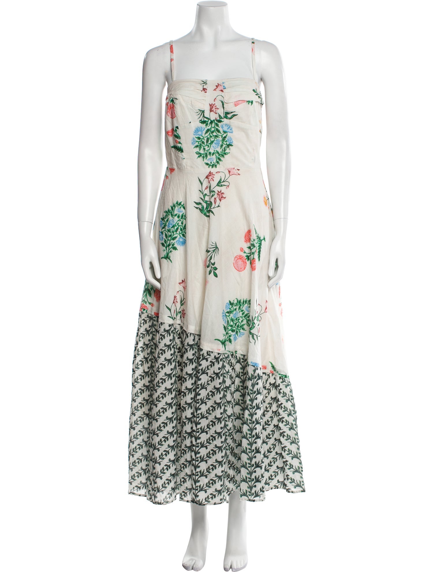 Mariacher Floral Print Long Dress w/ Tags