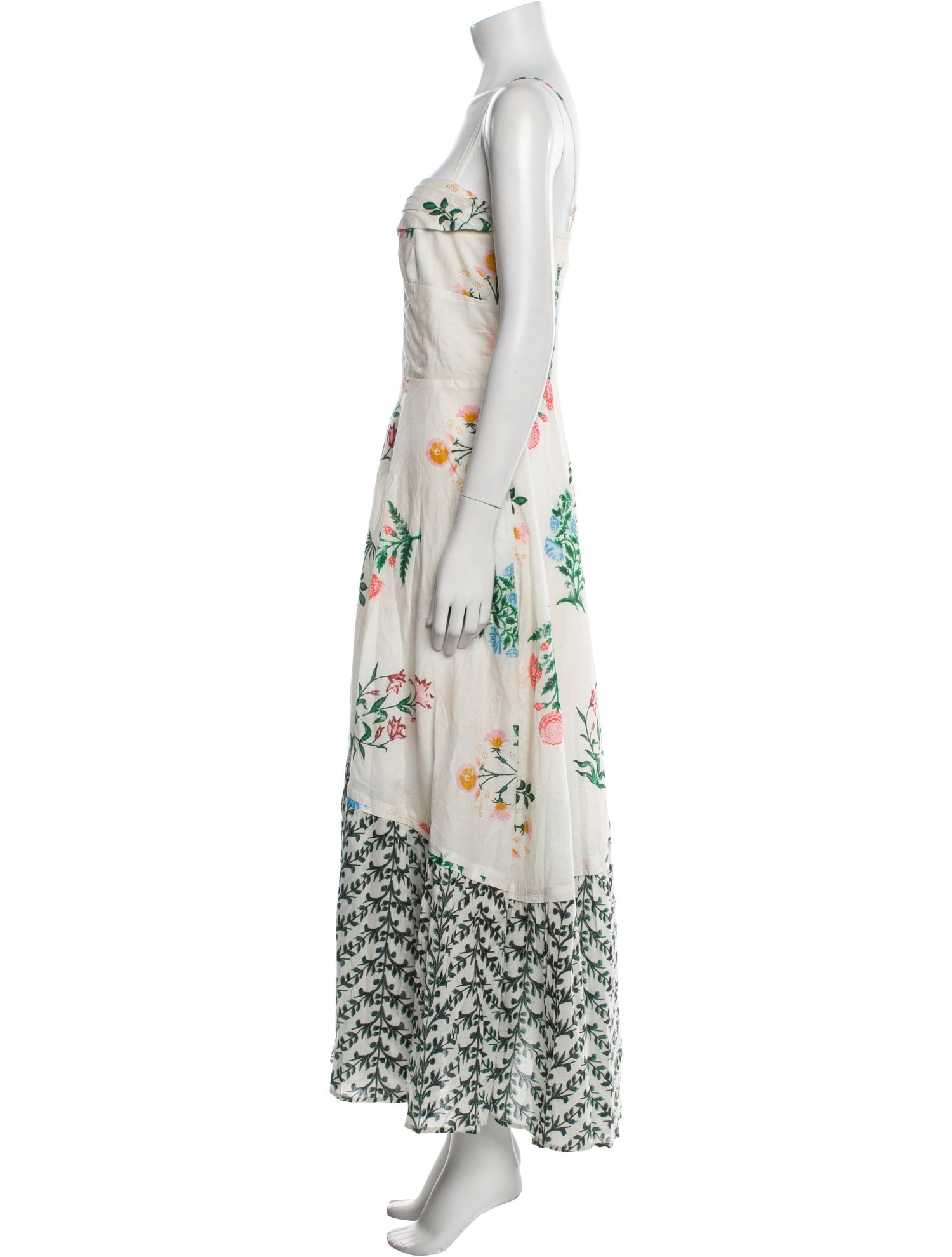 Mariacher Floral Print Long Dress w/ Tags
