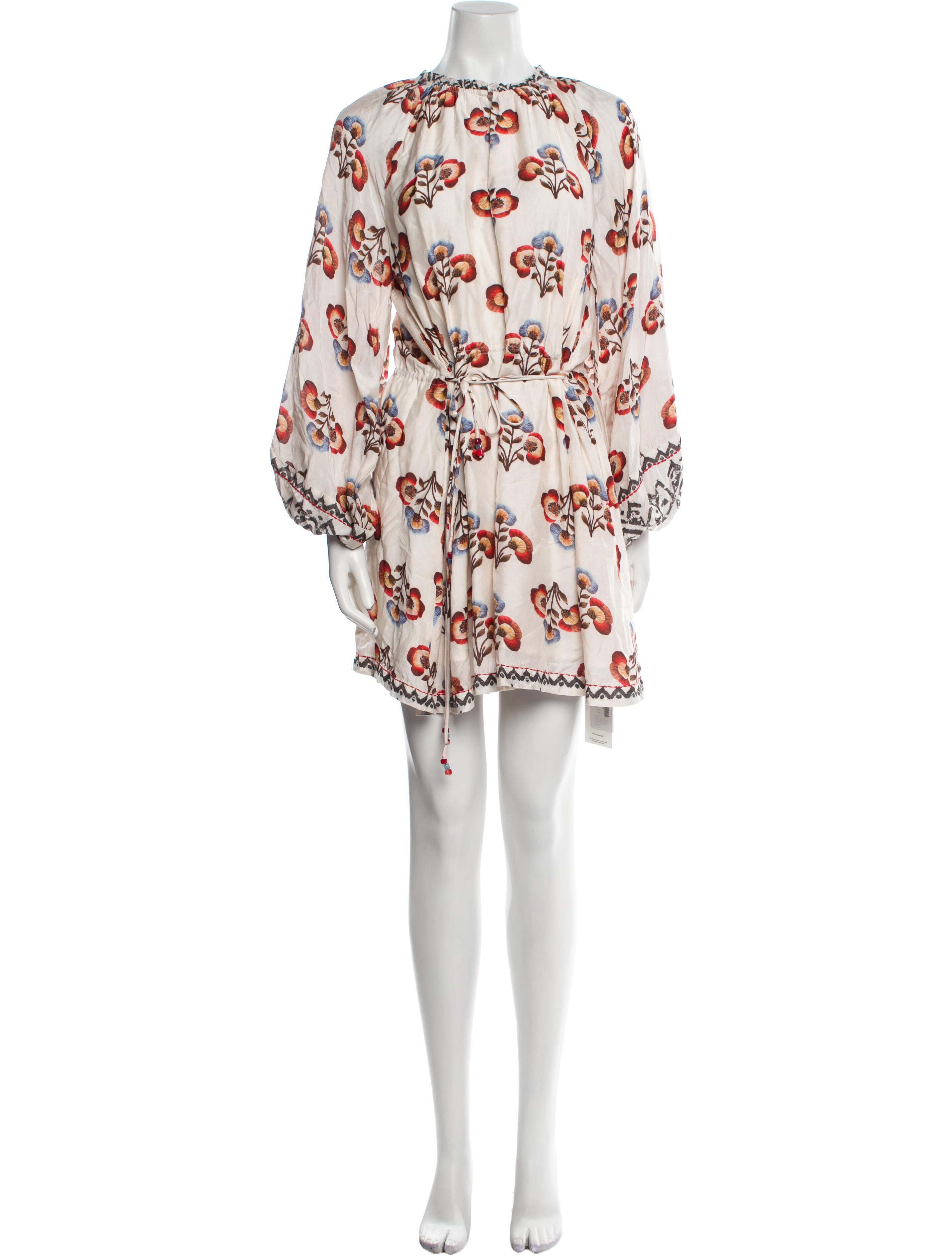 Mariacher Floral Print Mini Dress w/ Tags