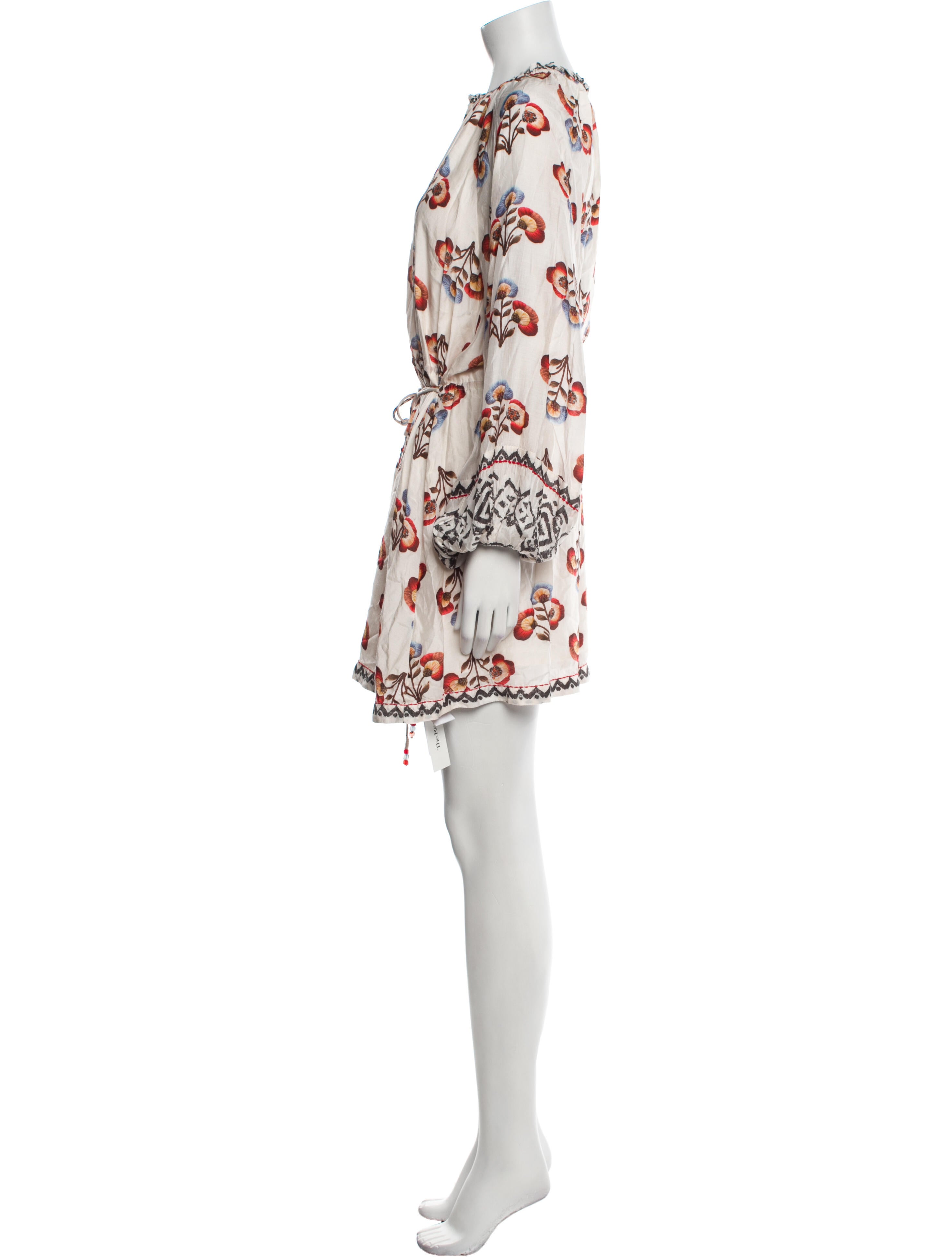 Mariacher Floral Print Mini Dress w/ Tags