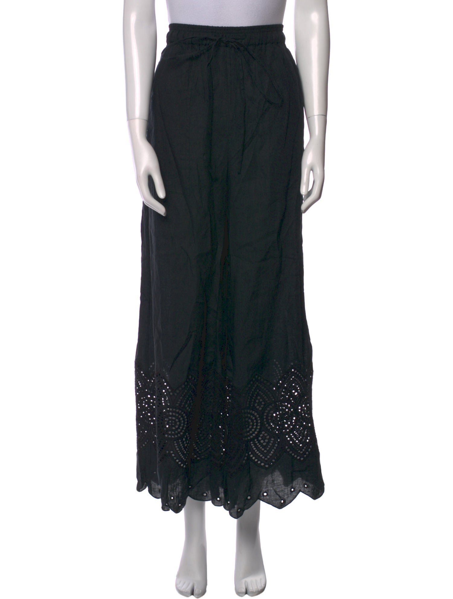 Mariacher Linen Straight Leg Pants