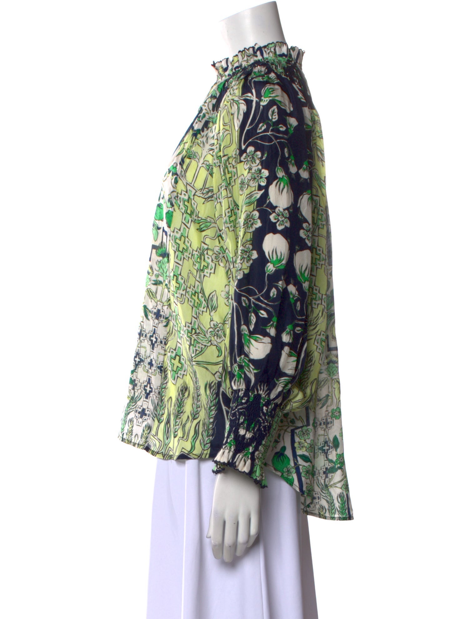 Mariacher Silk Printed Blouse