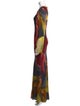 Mariacher Printed Long Dress