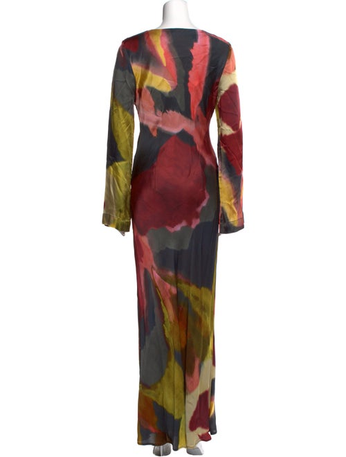 Mariacher Printed Long Dress