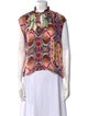 Mariacher Silk Printed Blouse
