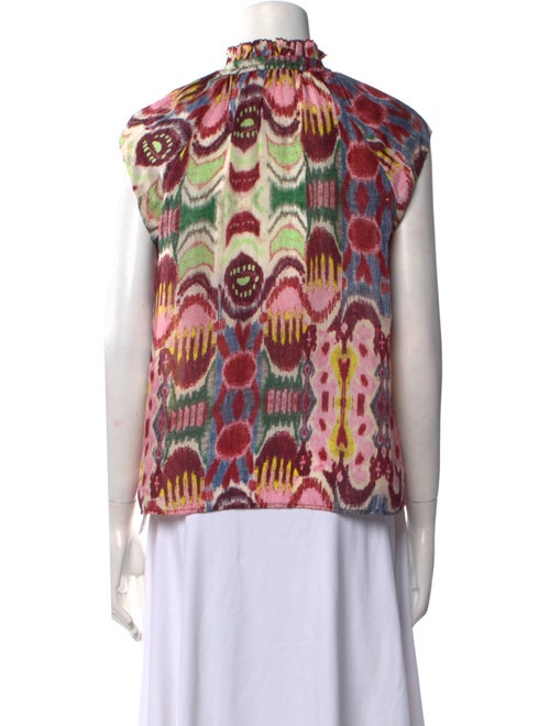 Mariacher Silk Printed Blouse