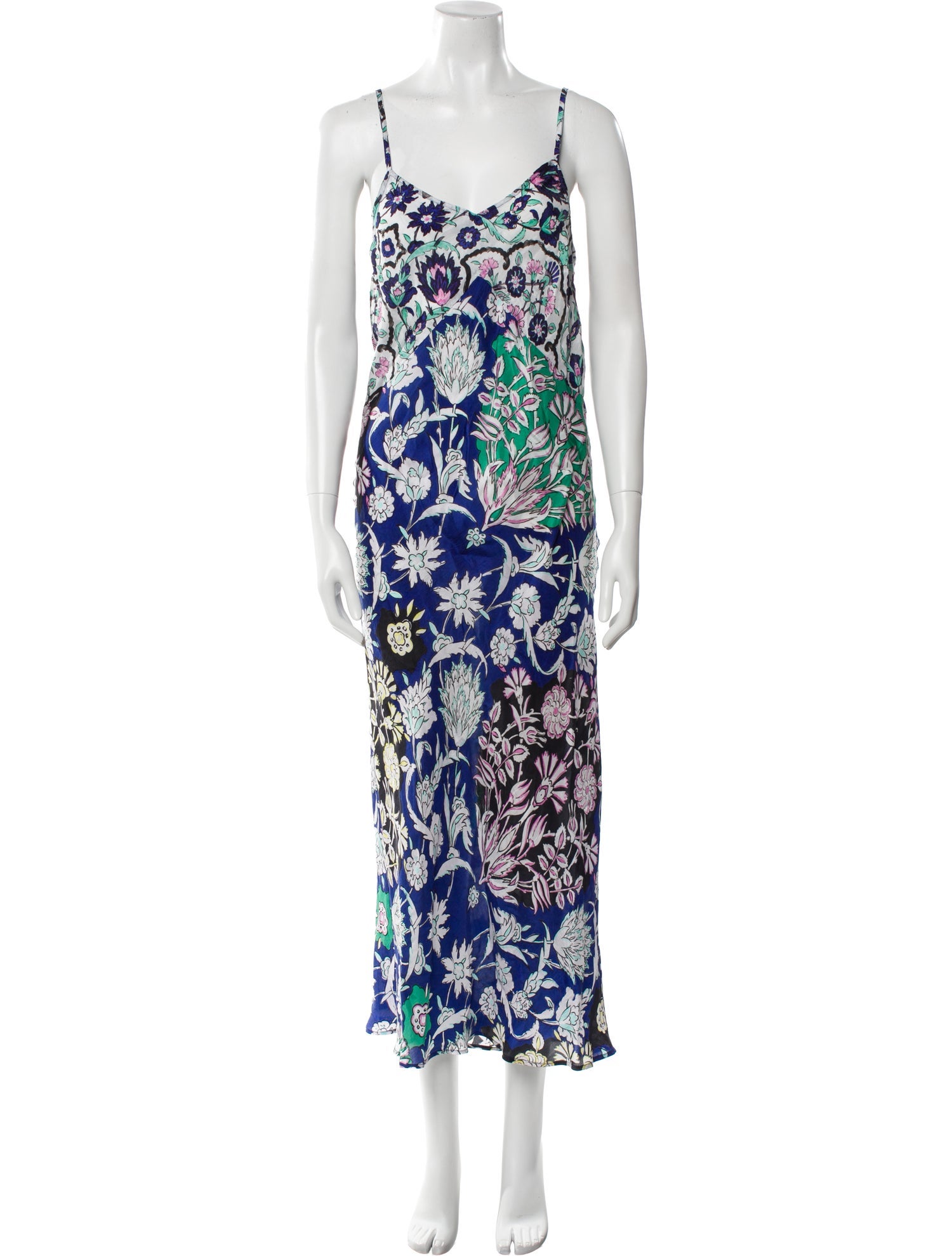 Mariacher Floral Print Long Dress w/ Tags