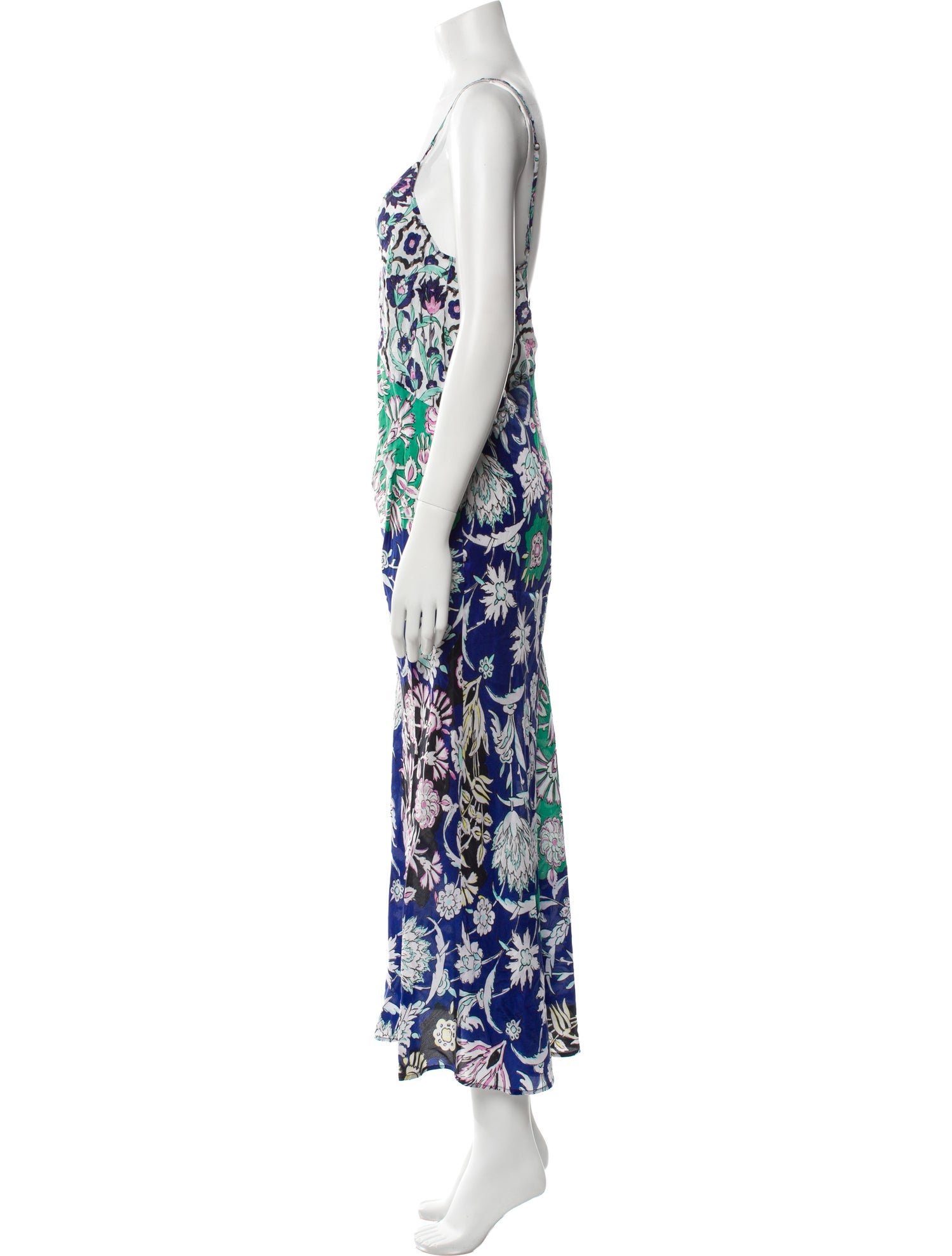 Mariacher Floral Print Long Dress w/ Tags