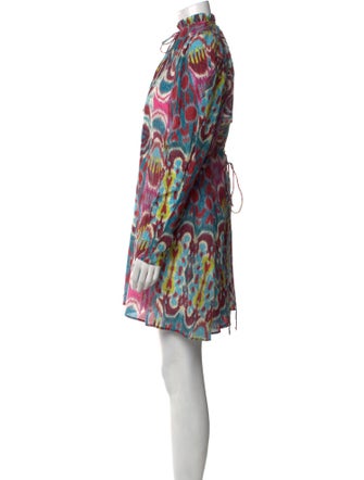 Mariacher Printed Mini Dress