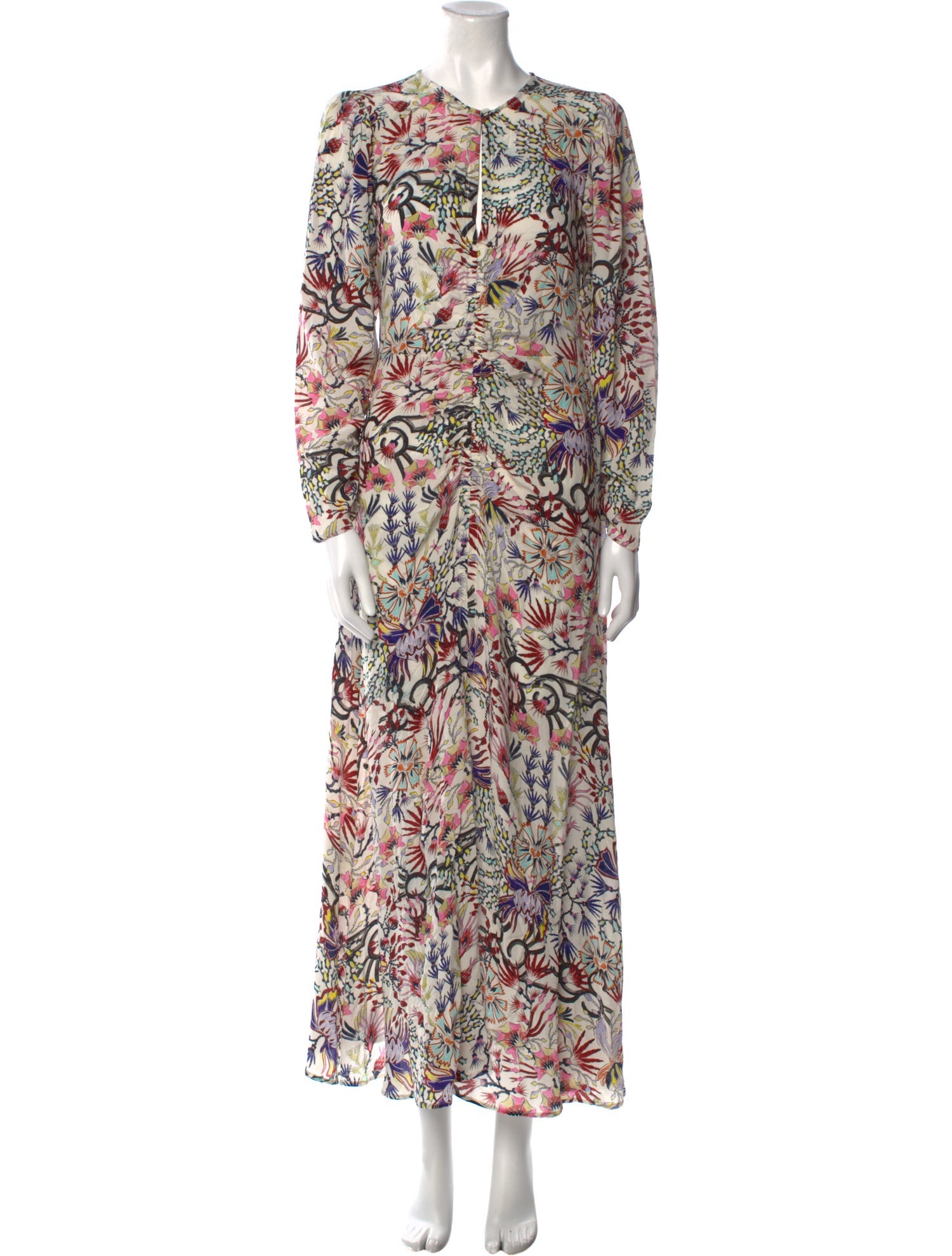 Mariacher Silk Long Dress