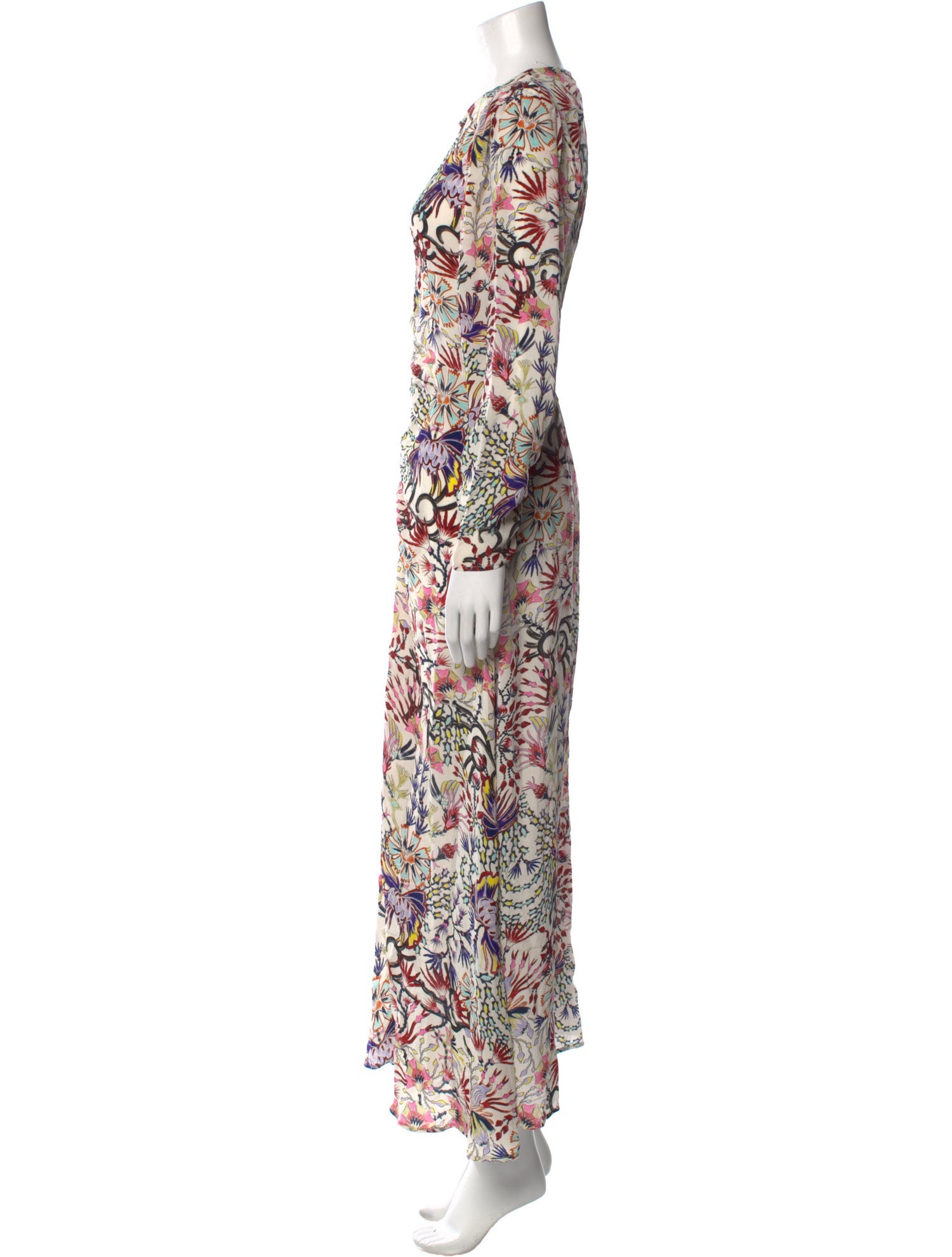 Mariacher Silk Long Dress