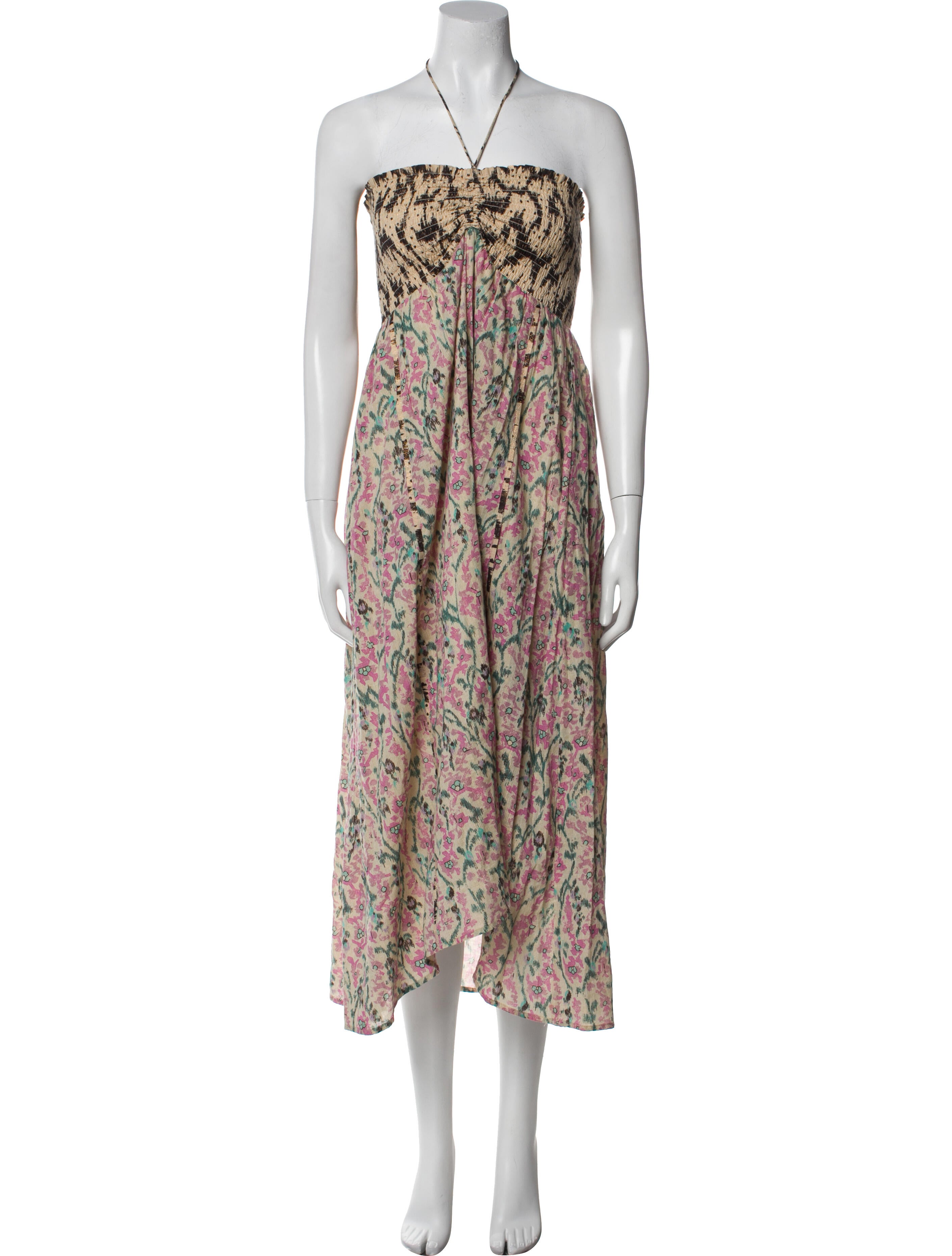 Mariacher Printed Midi Length Dress