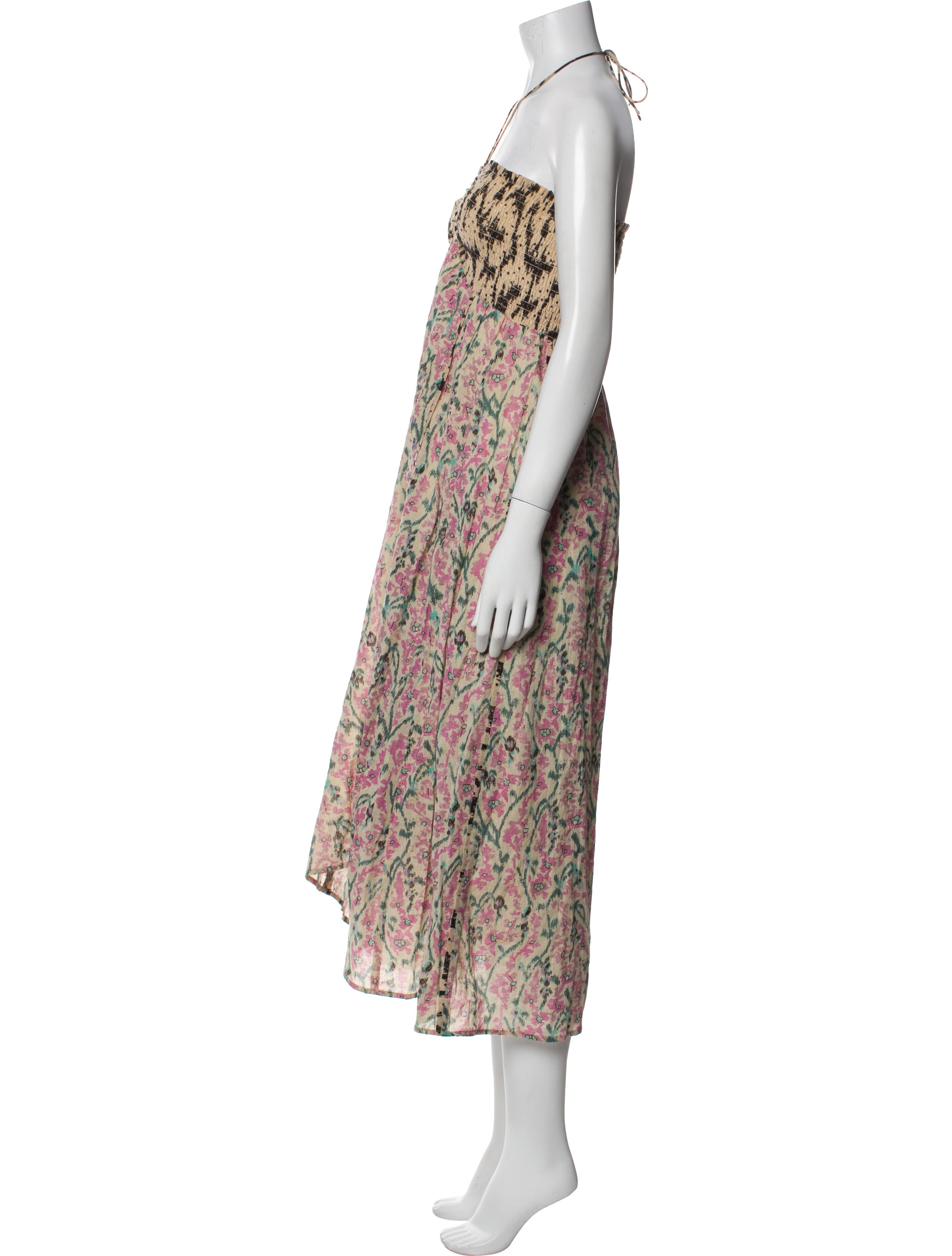 Mariacher Printed Midi Length Dress