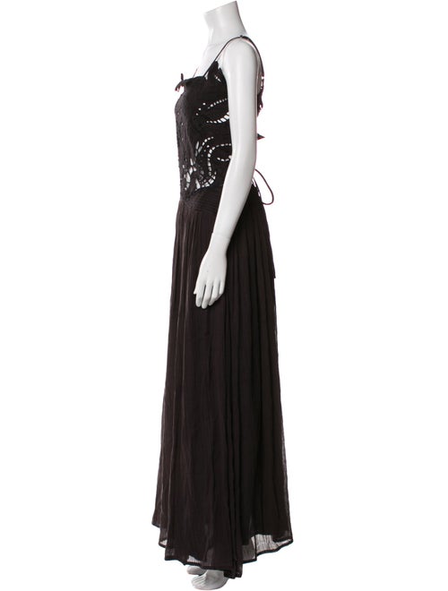 Mariacher Square Neckline Long Dress