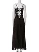 Mariacher Square Neckline Long Dress