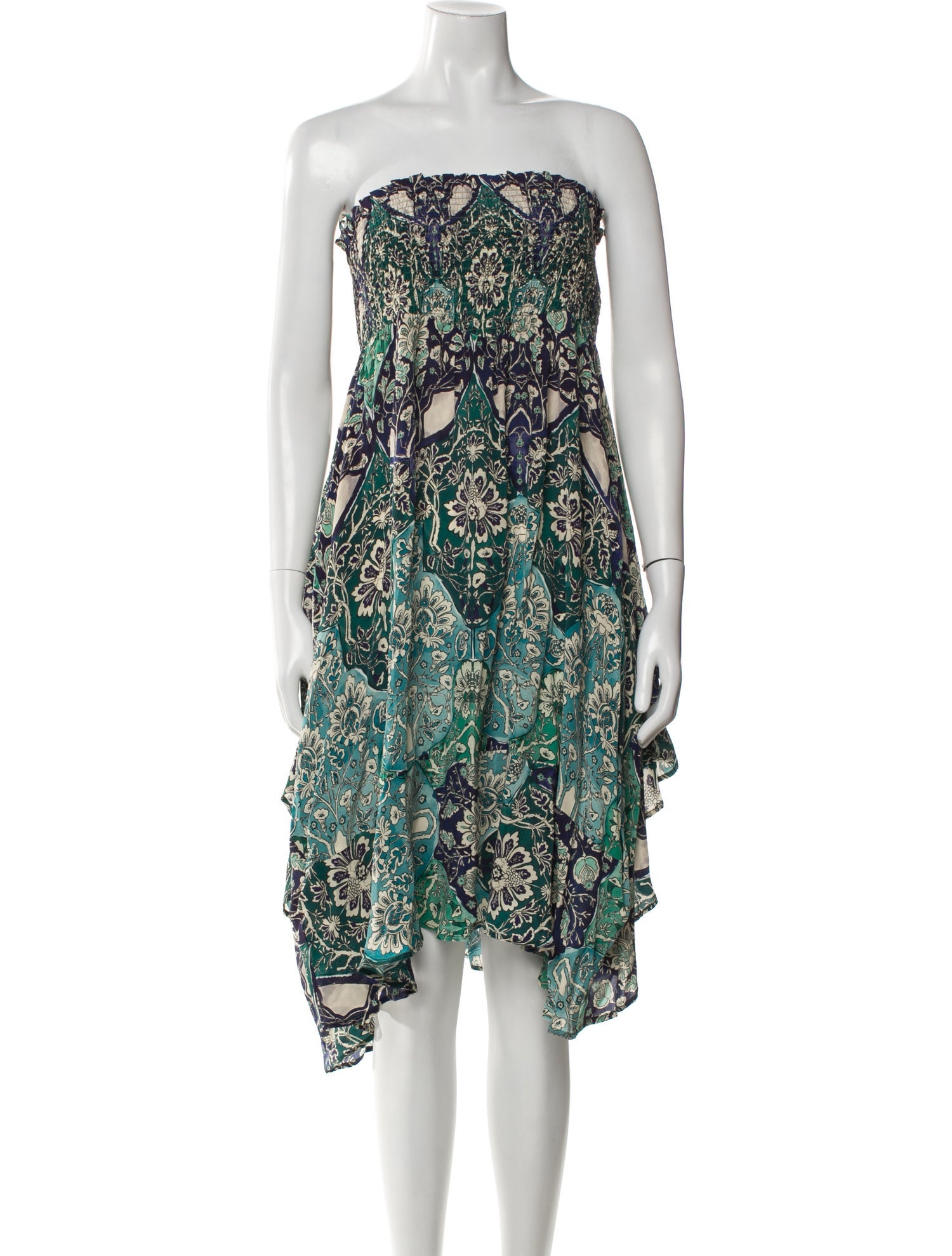 Mariacher Silk Knee-Length Dress w/ Tags