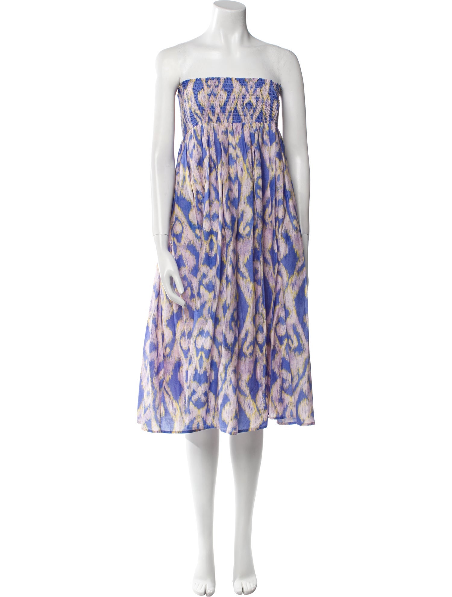 Mariacher Printed Knee-Length Dress
