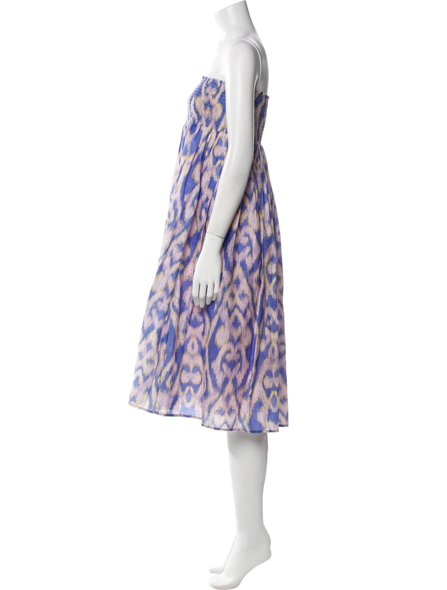 Mariacher Printed Knee-Length Dress