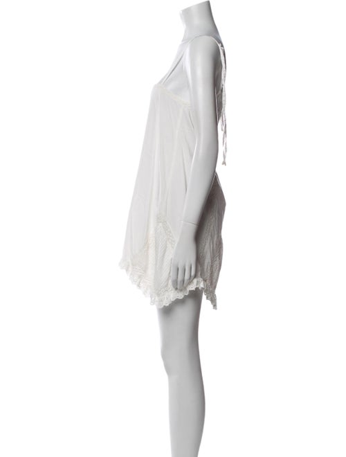 Mariacher Square Neckline Mini Dress